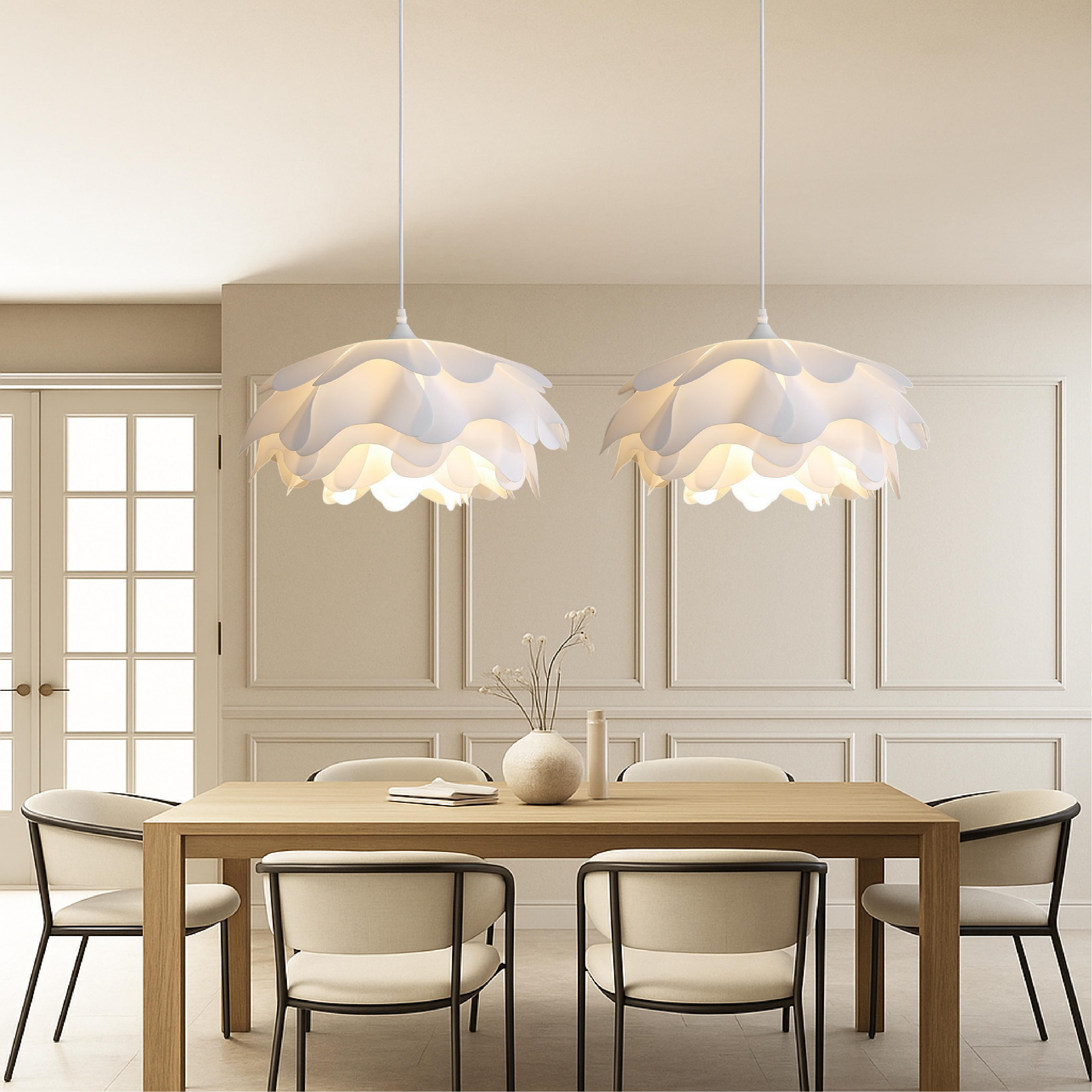 Lampa wisząca Peony Mud