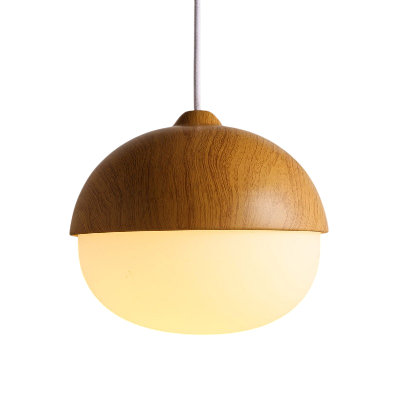 Drewniana lampa wisząca Nordic