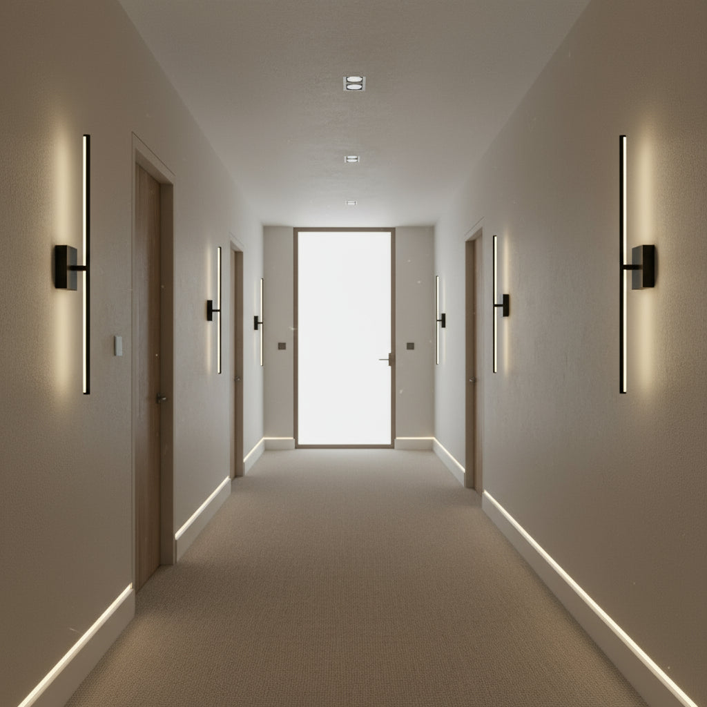 1+1 Bezpłatna ładowalna liniowa lampa ścienna