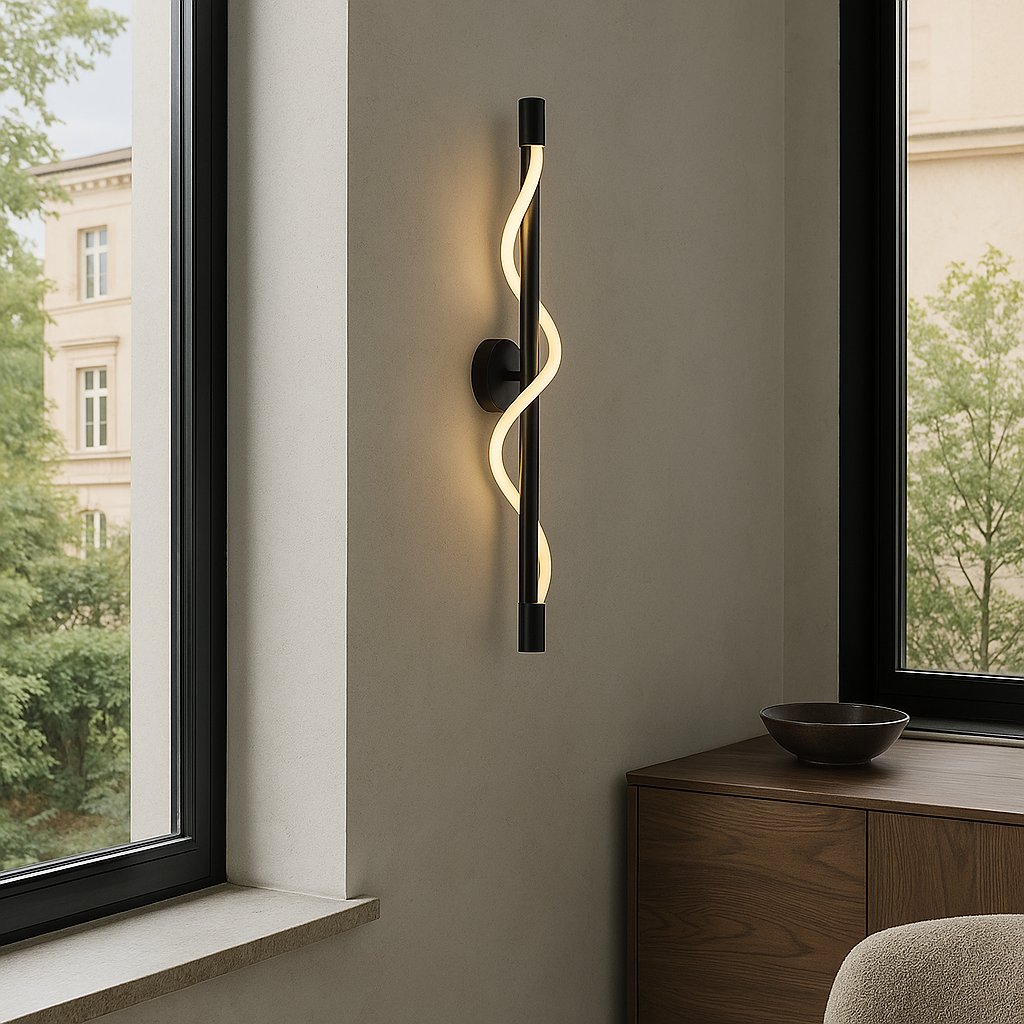 Lampa ścienna Linear Curve