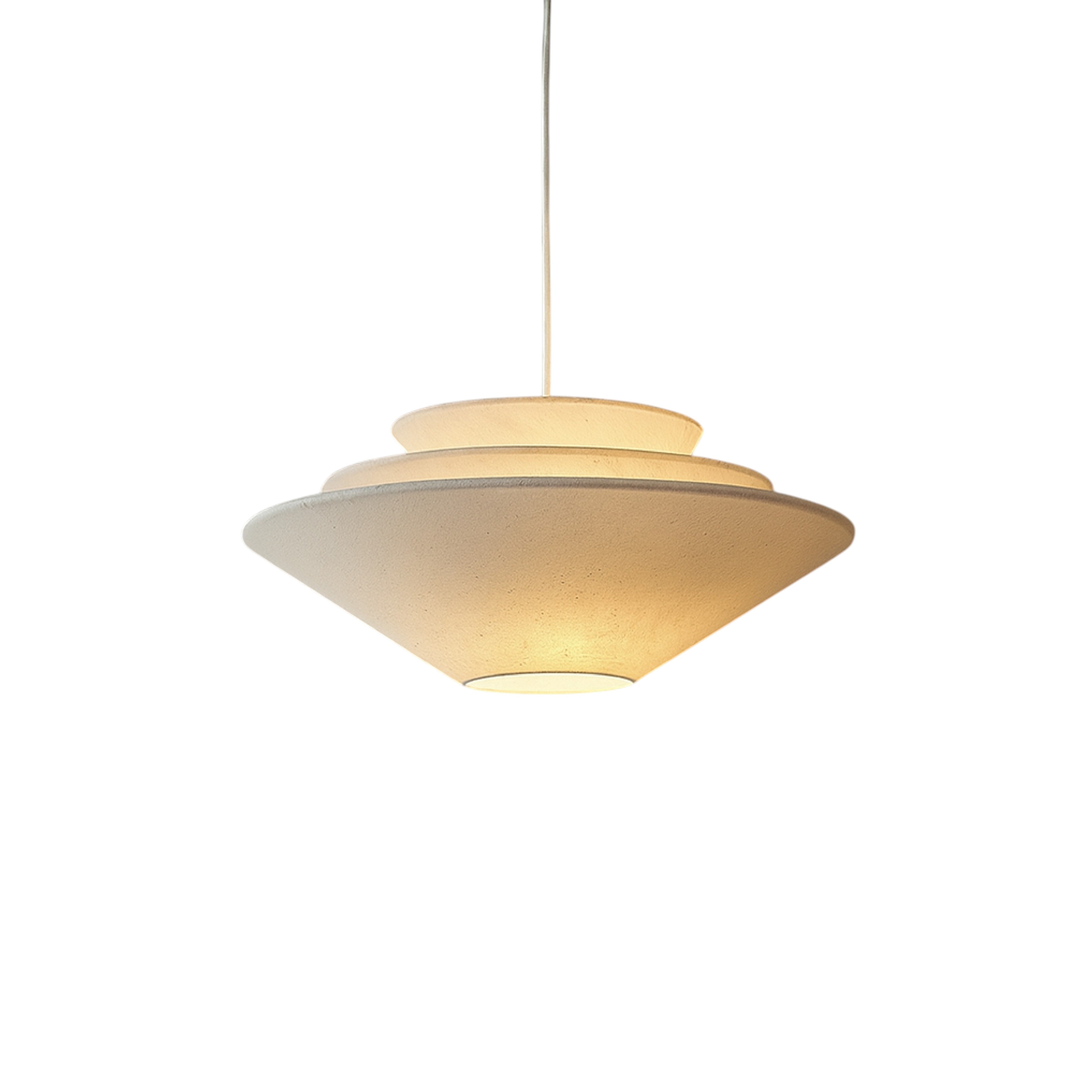 Wielowarstwowa lampa wisząca Wabi Sabi