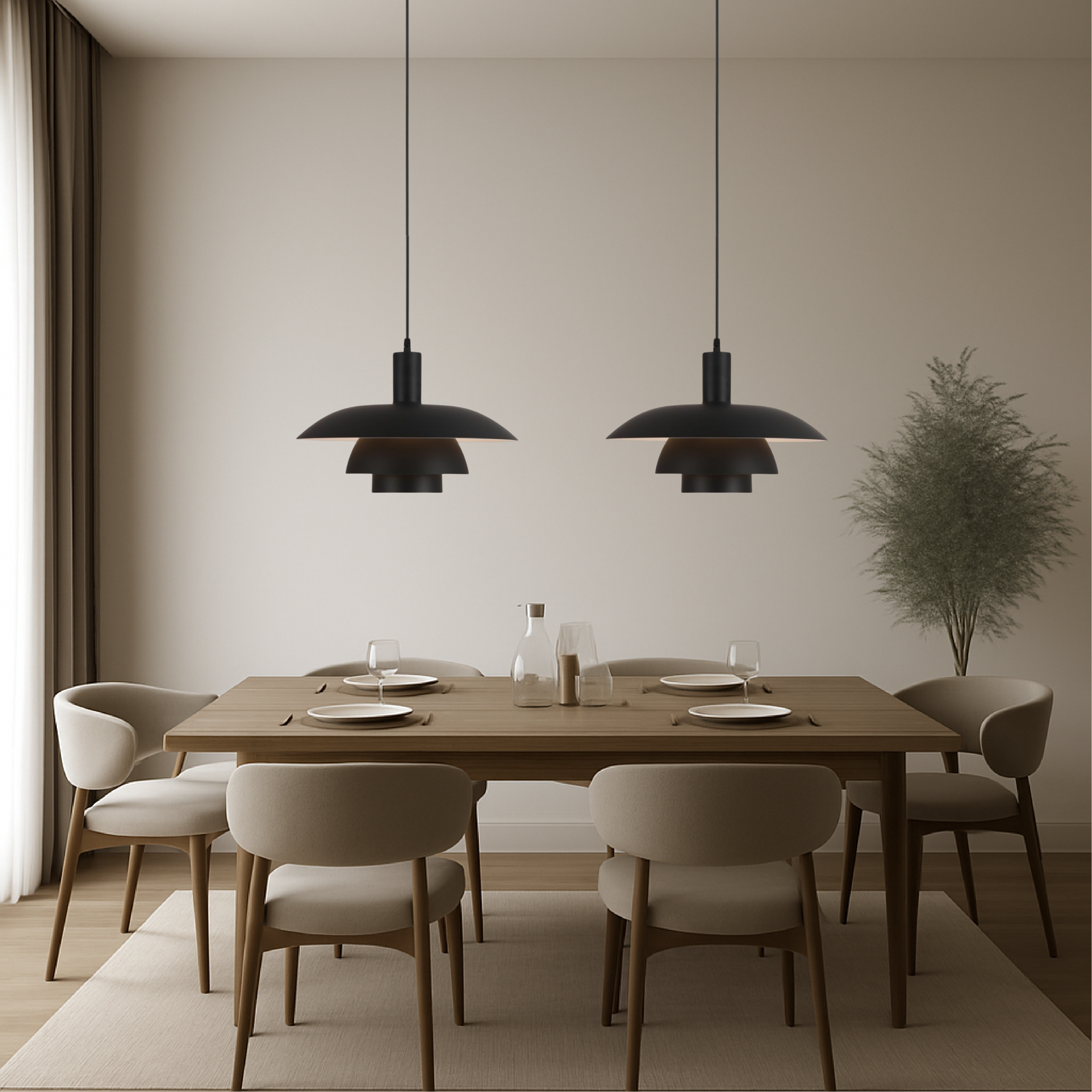 Lampa wisząca Irda w duńskim stylu