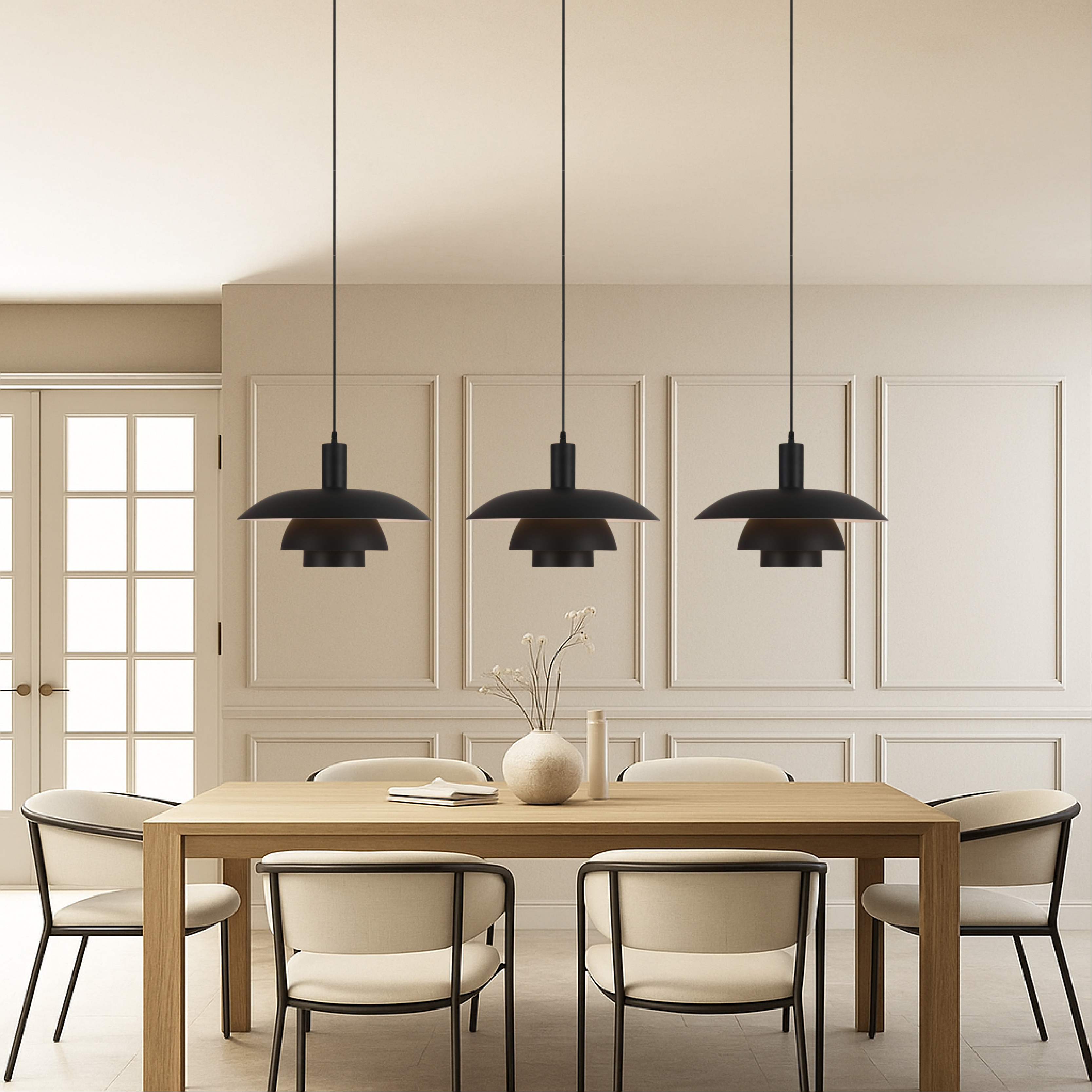 Lampa wisząca Irda w duńskim stylu