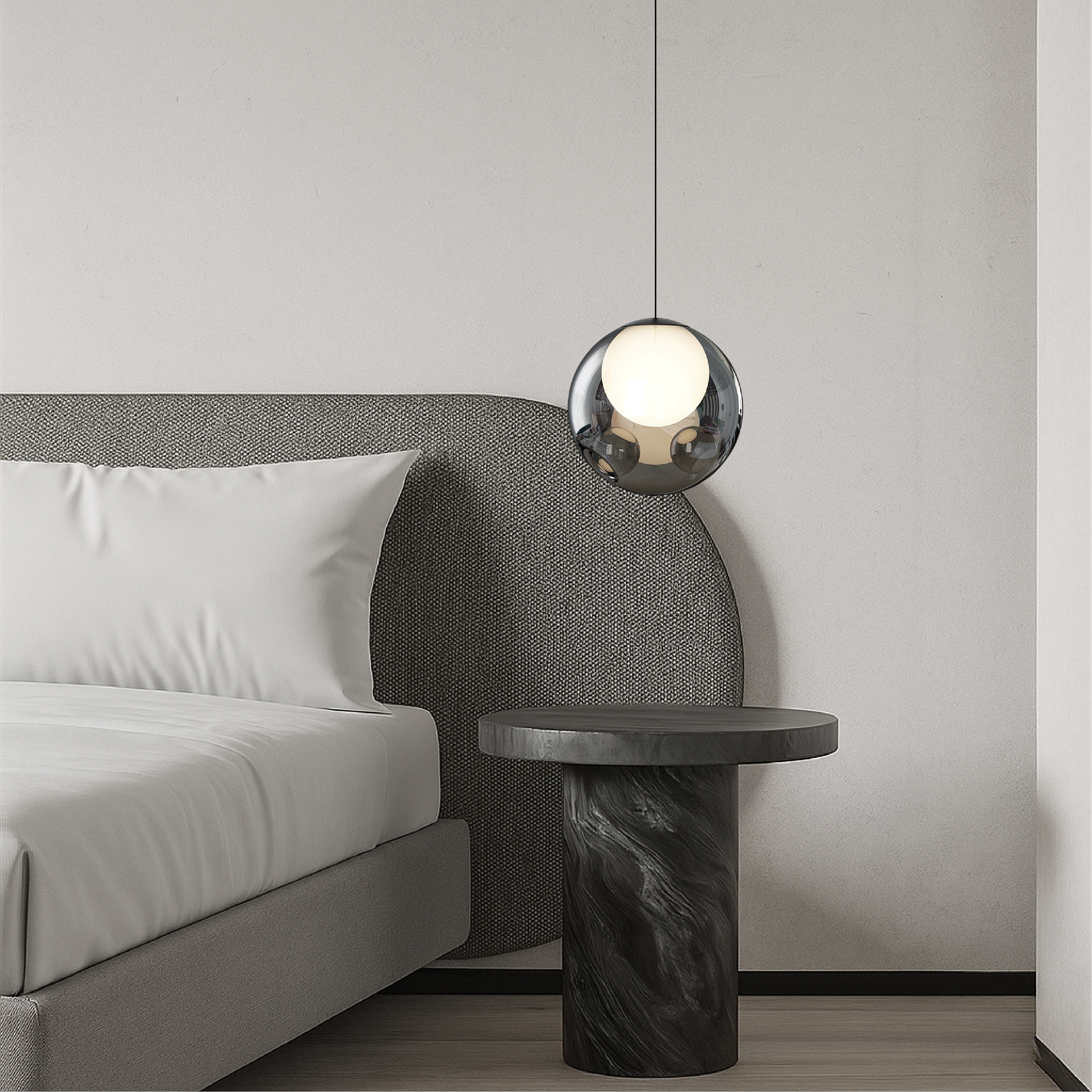 Włoska szklana lampa wisząca