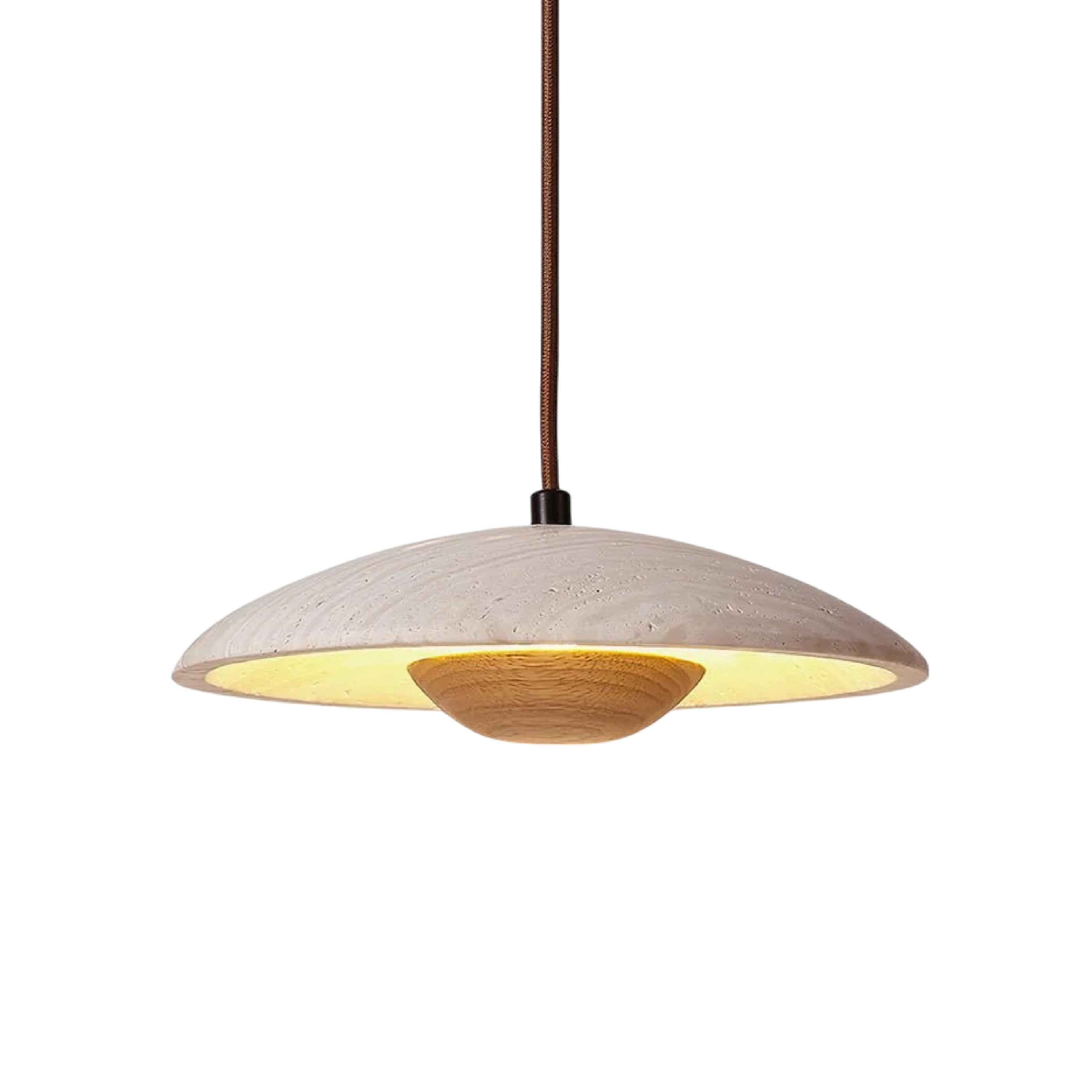 Kamienna lampa wisząca Sola