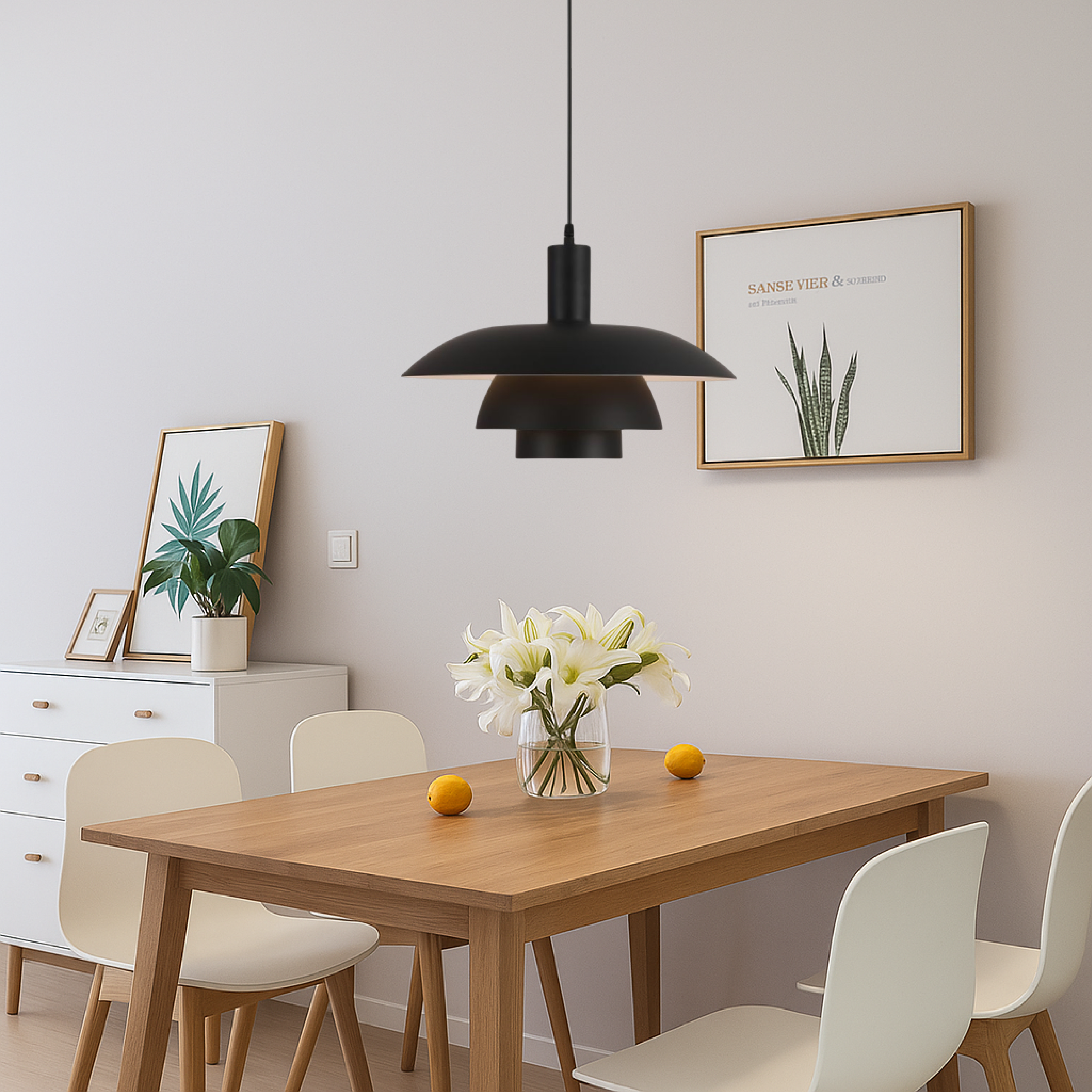 Lampa wisząca Irda w duńskim stylu