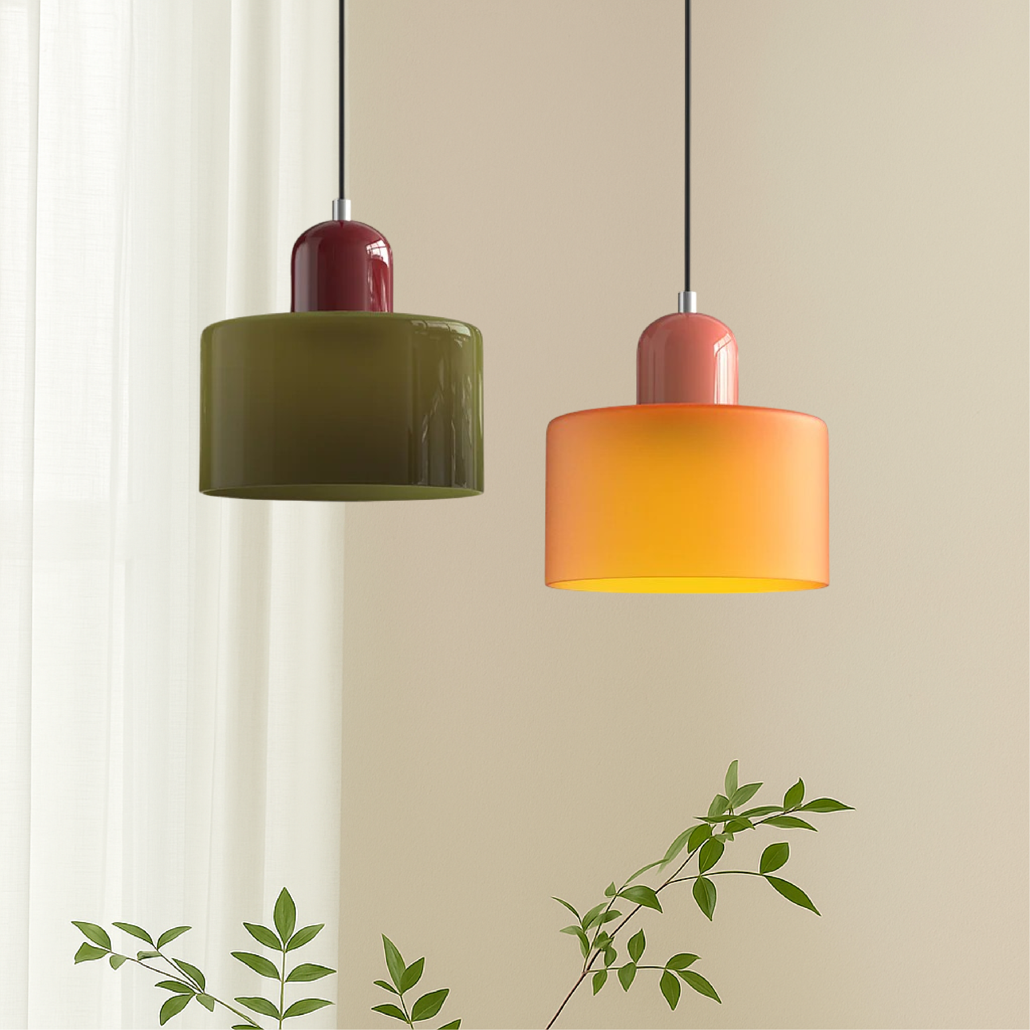 Kreatywna lampa wisząca Bauhaus