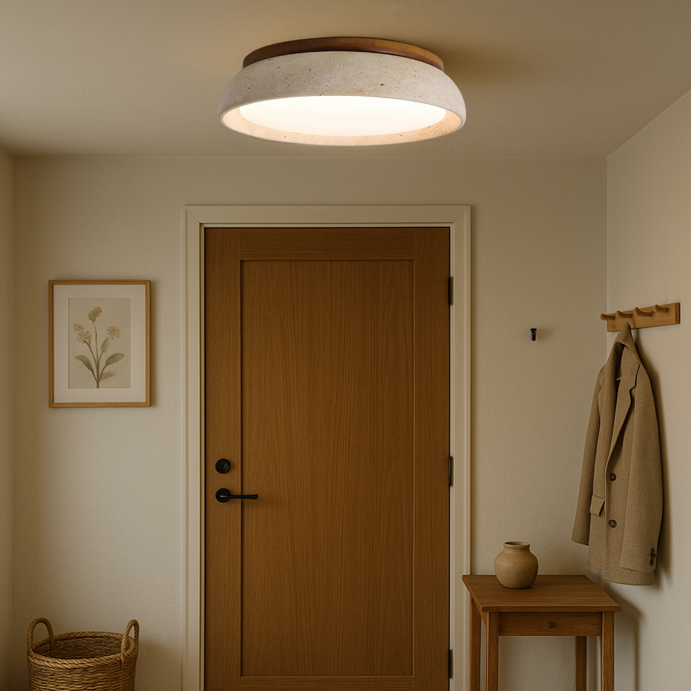 Lampa sufitowa Piedra trawertyn