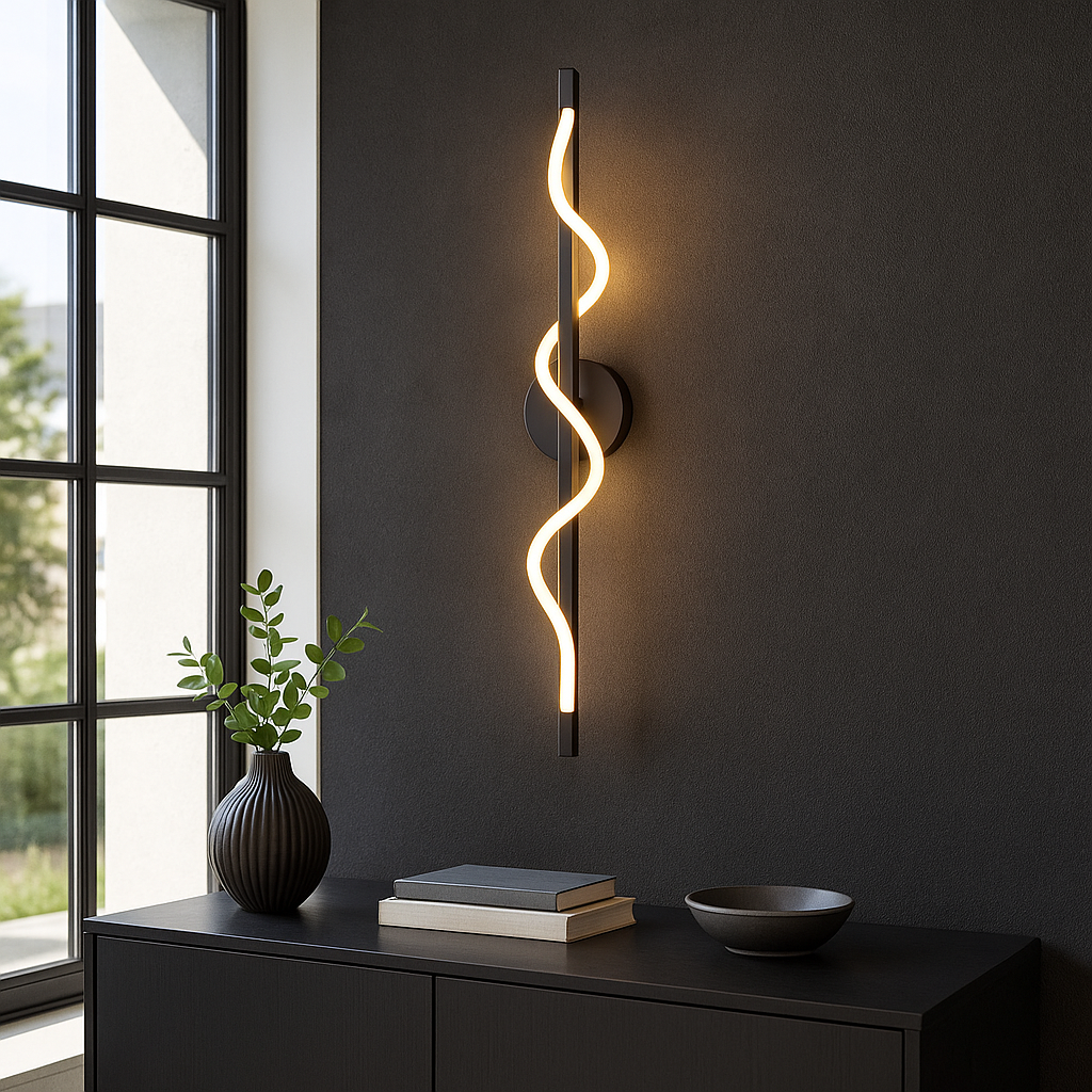 Lampa ścienna Linear Curve