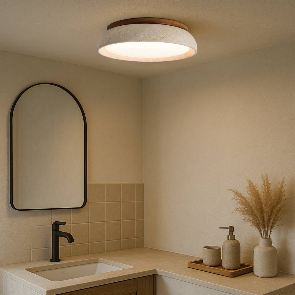 Lampa sufitowa Piedra trawertyn