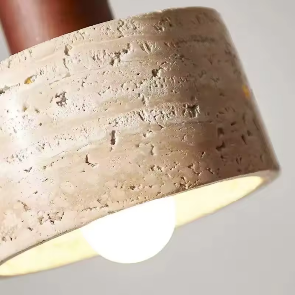 Lampa wisząca trawertyn