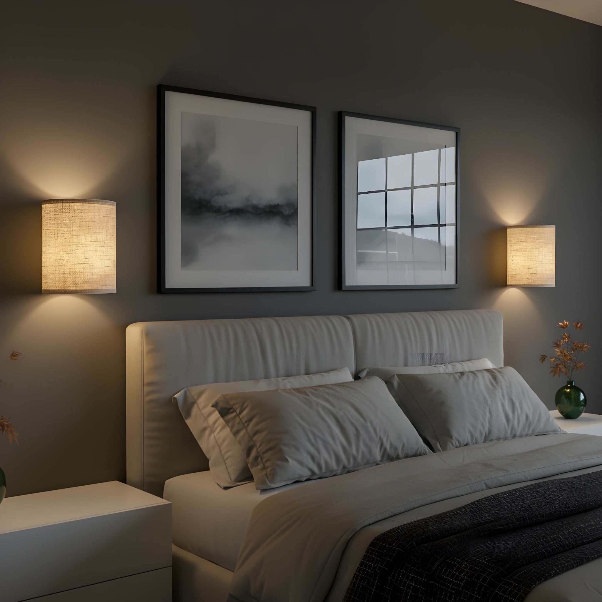 1+1 Darmowe kinkiety z tkaniny