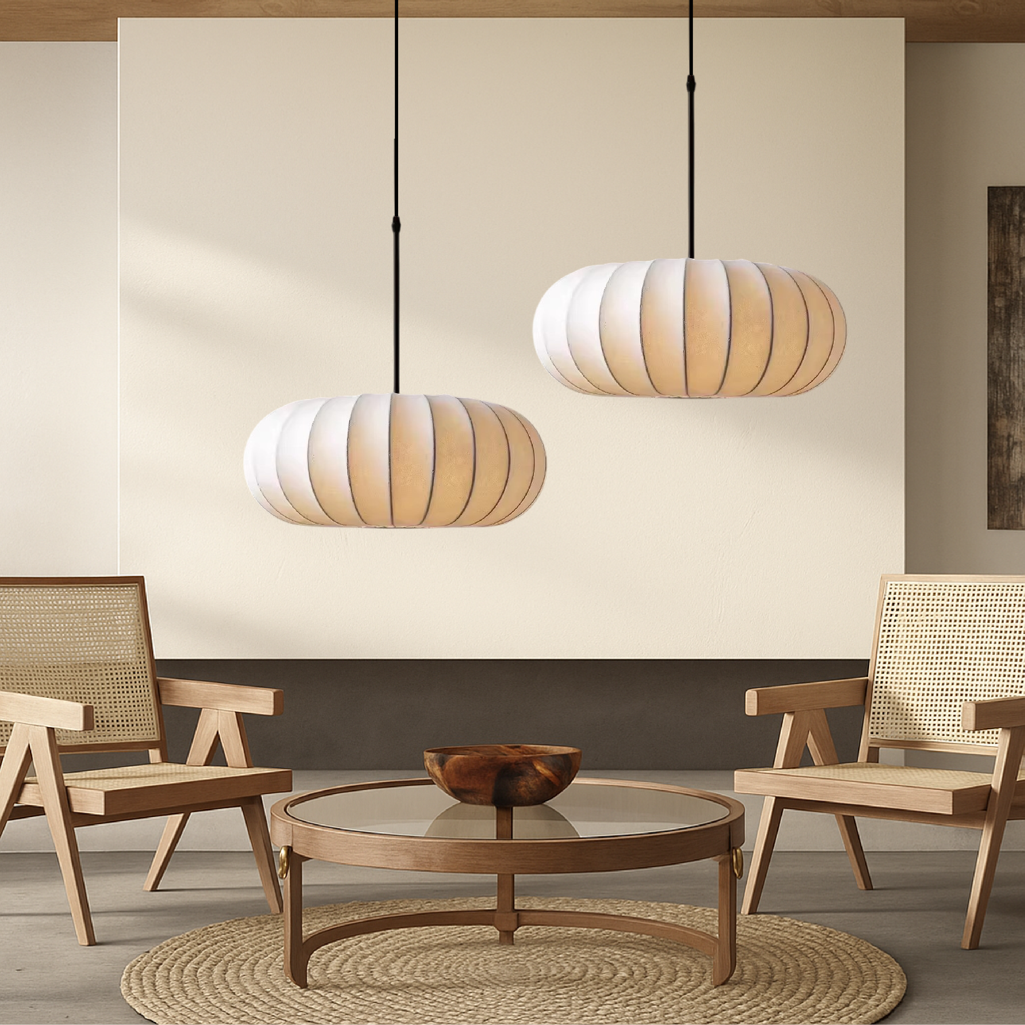 Jedwabna lampa wisząca Verona
