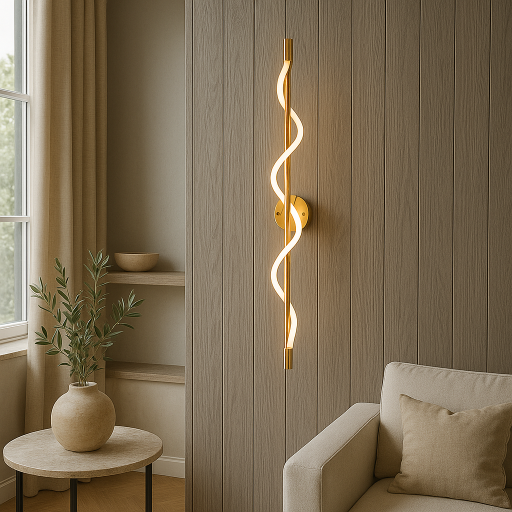 Lampa ścienna Linear Curve