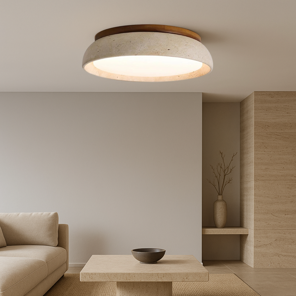 Lampa sufitowa Piedra trawertyn