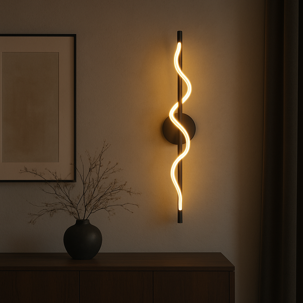 Lampa ścienna Linear Curve