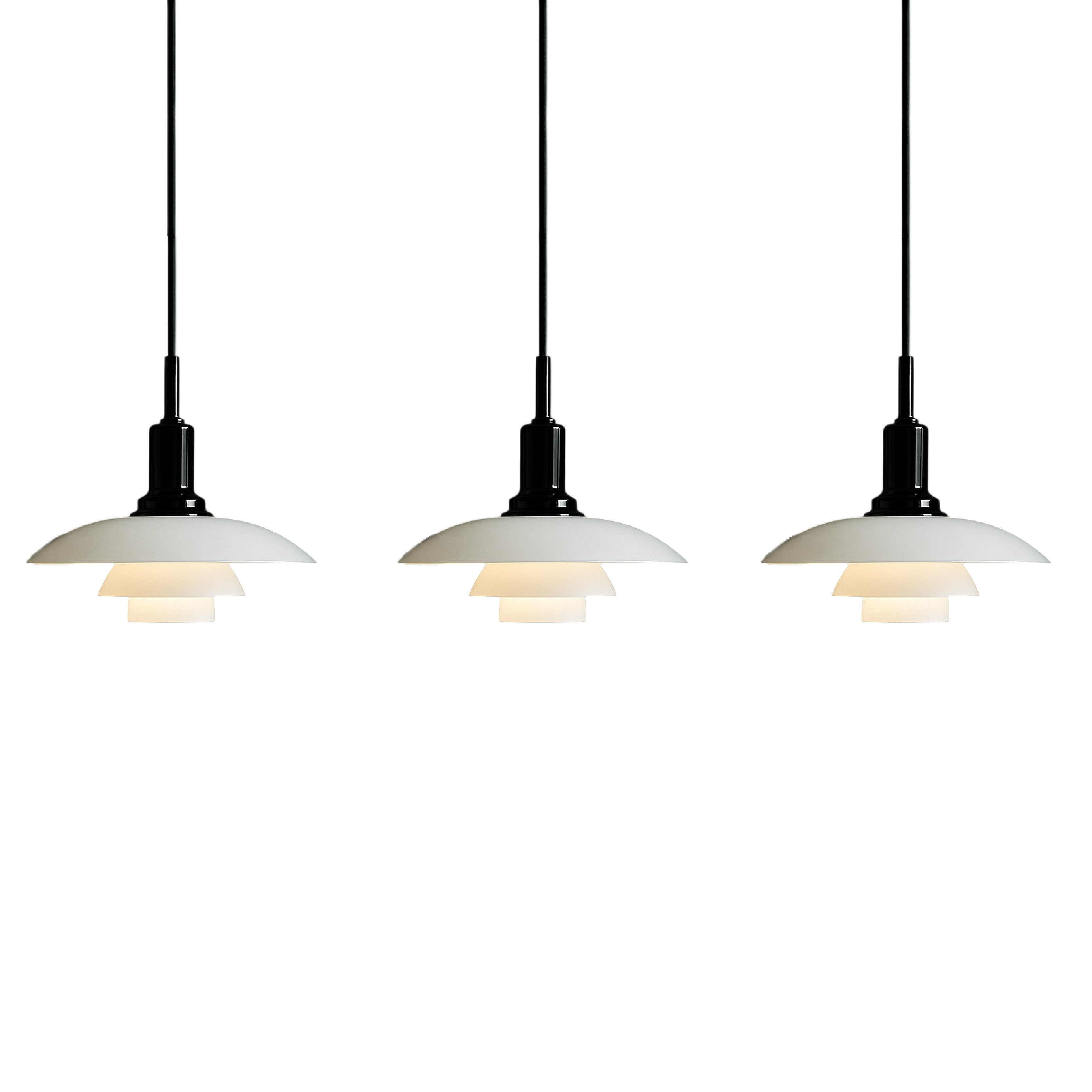 2/3 Głowa Duńska designerska lampa wisząca