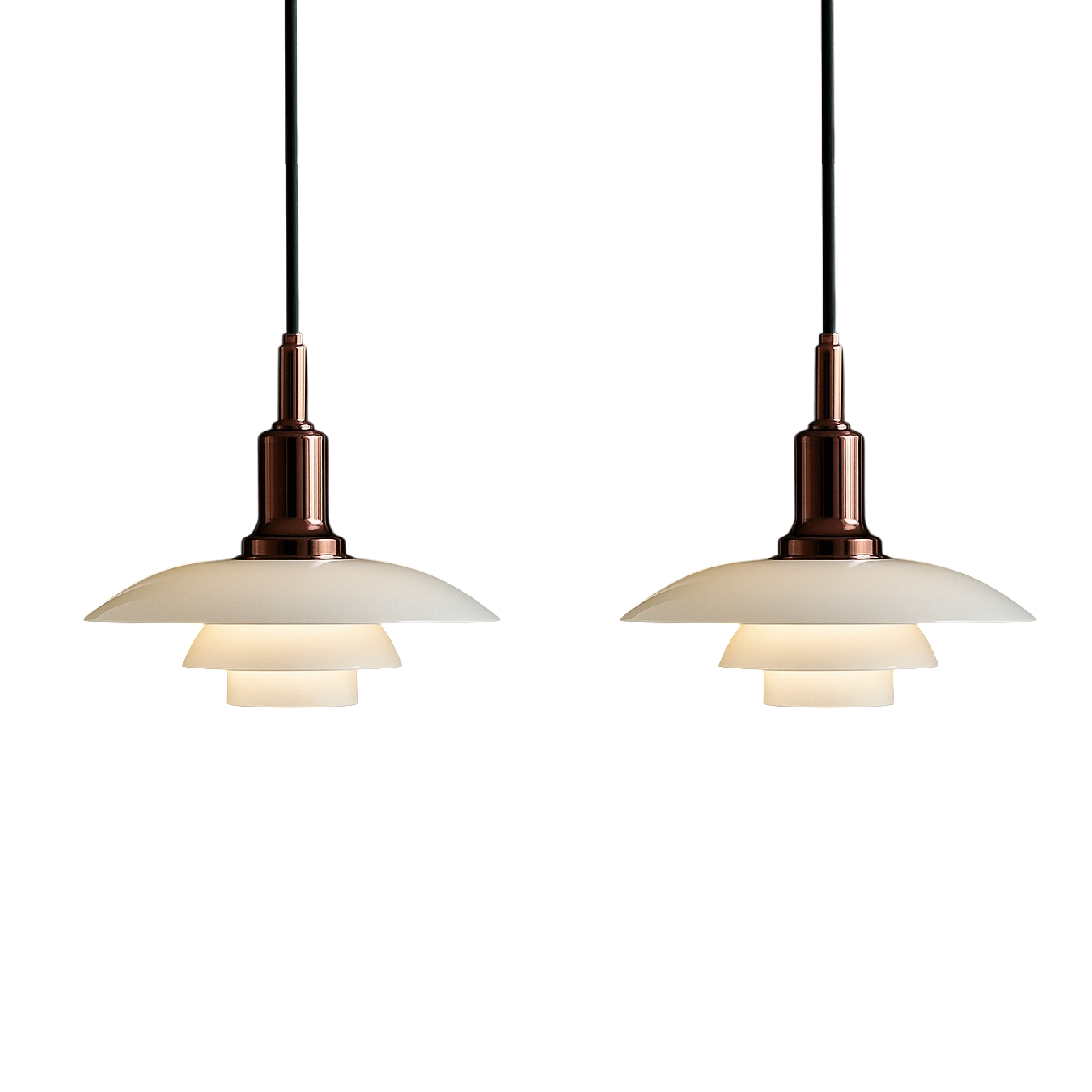 2/3 Głowa Duńska designerska lampa wisząca