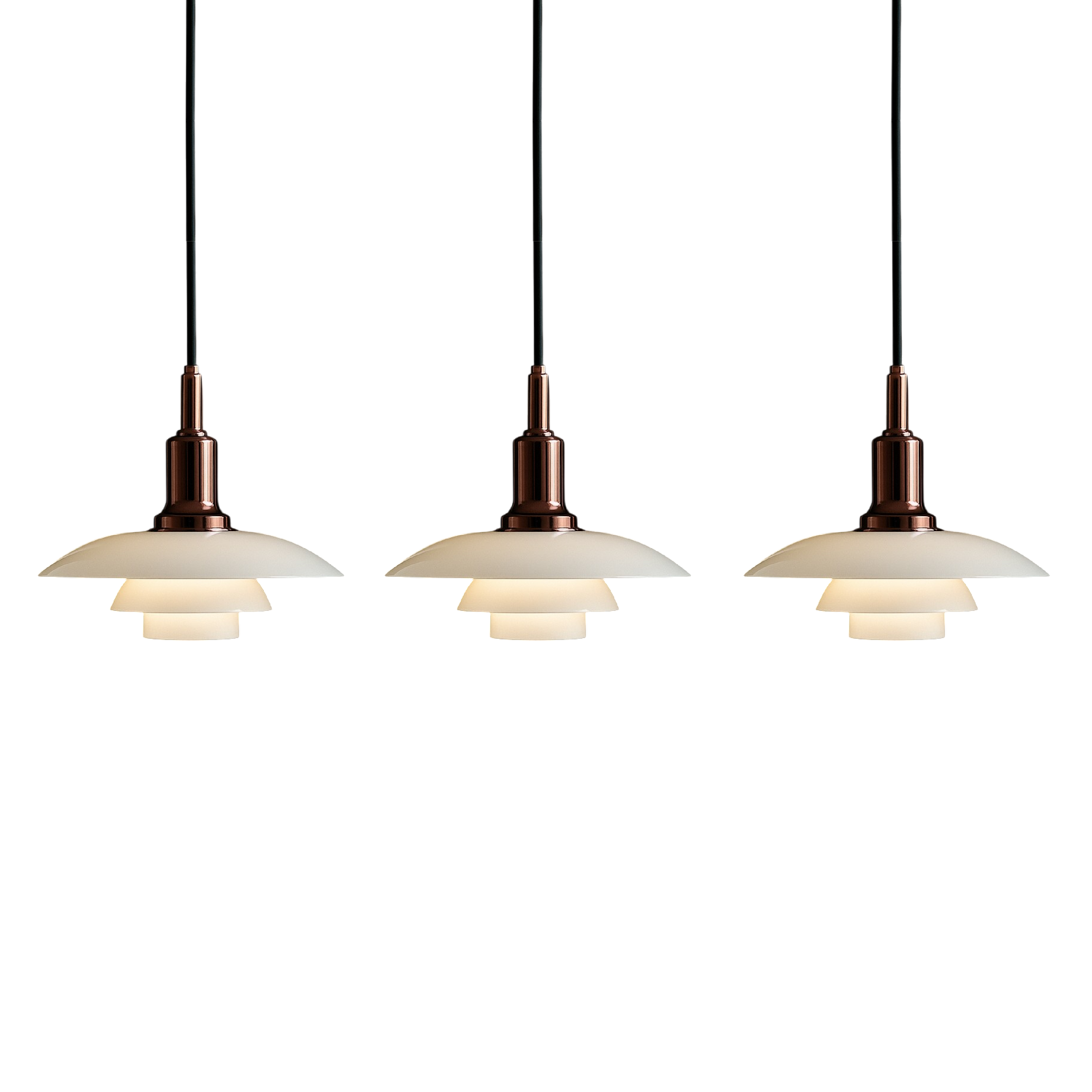 2/3 Głowa Duńska designerska lampa wisząca