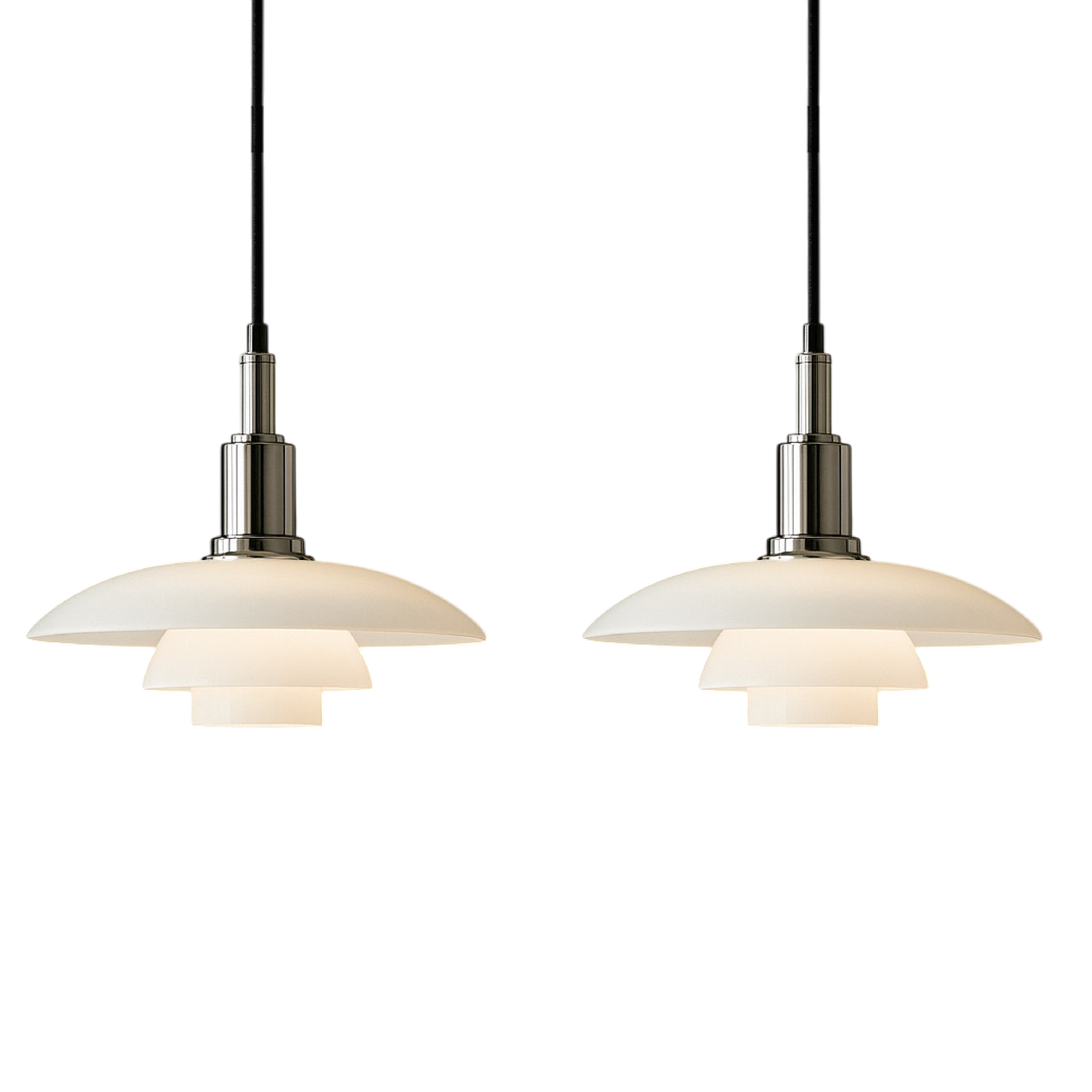 2/3 Głowa Duńska designerska lampa wisząca