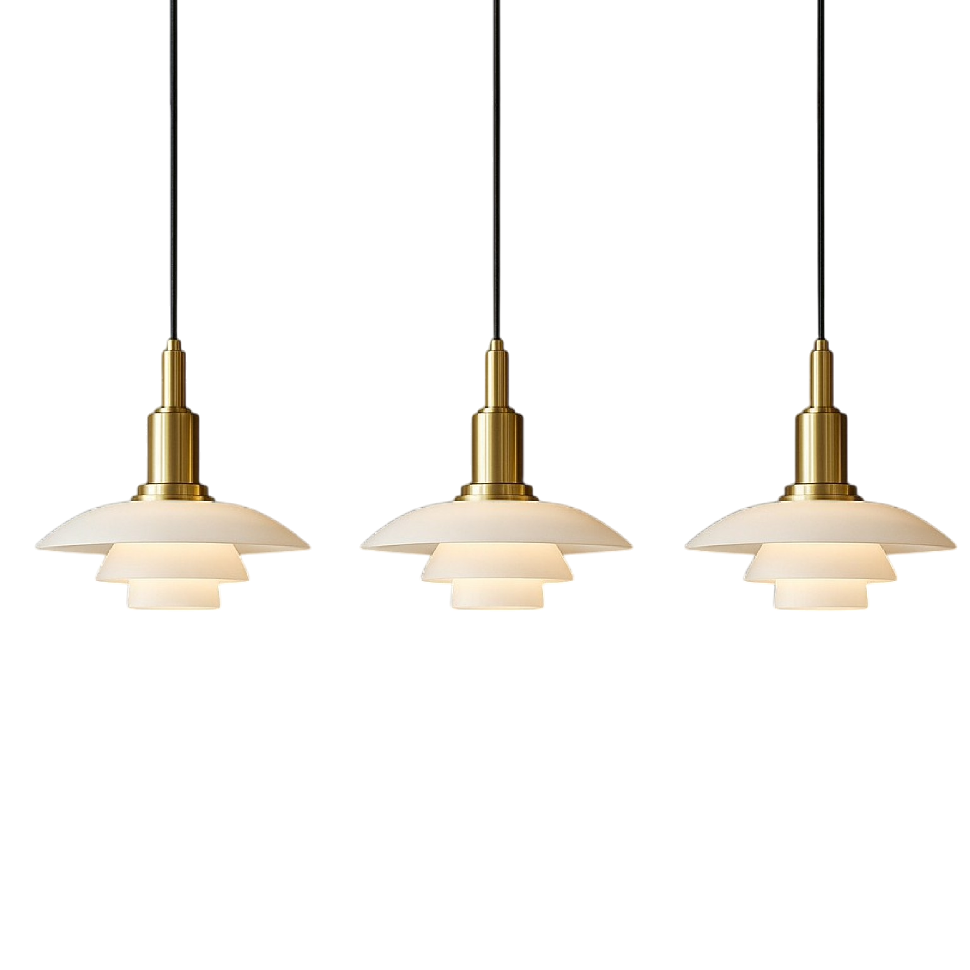 2/3 Głowa Duńska designerska lampa wisząca