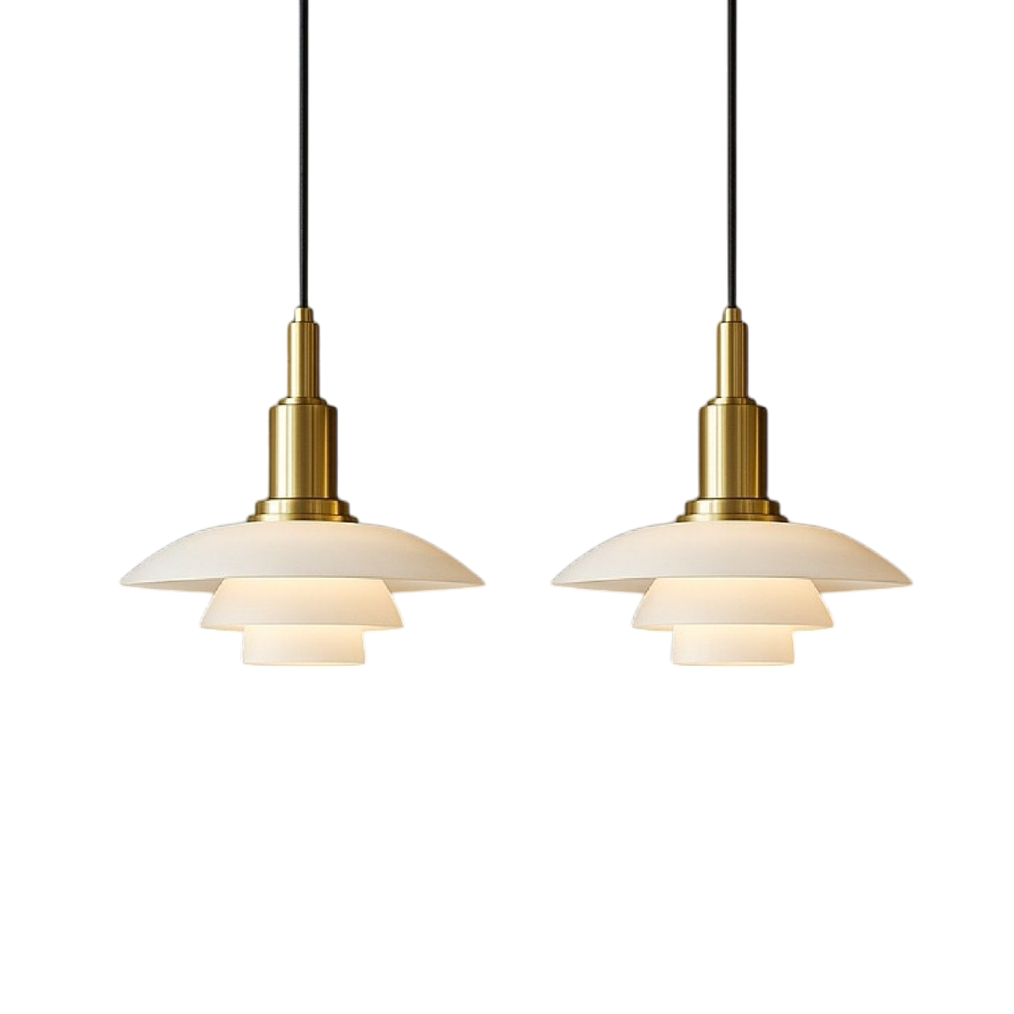 2/3 Głowa Duńska designerska lampa wisząca