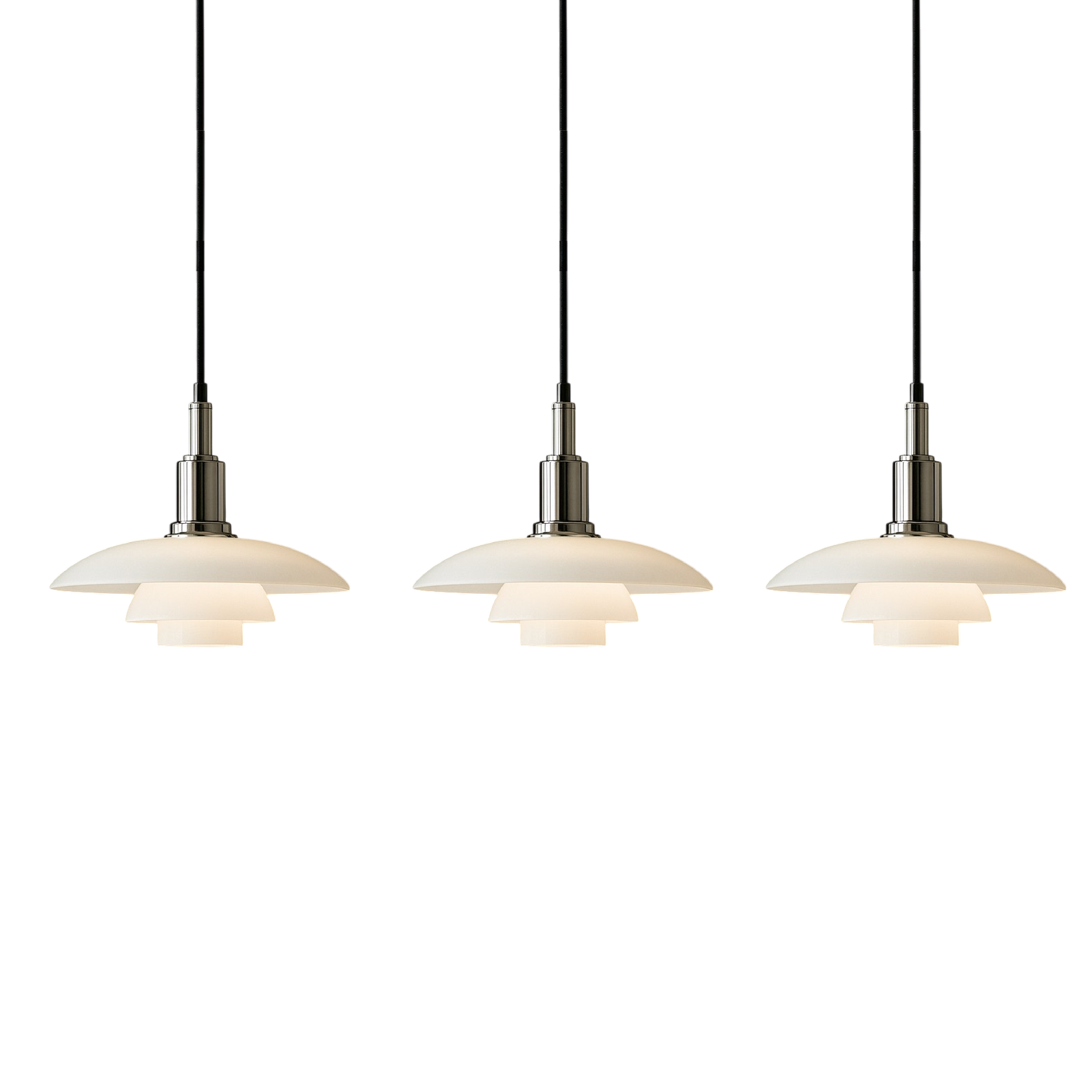 2/3 Głowa Duńska designerska lampa wisząca