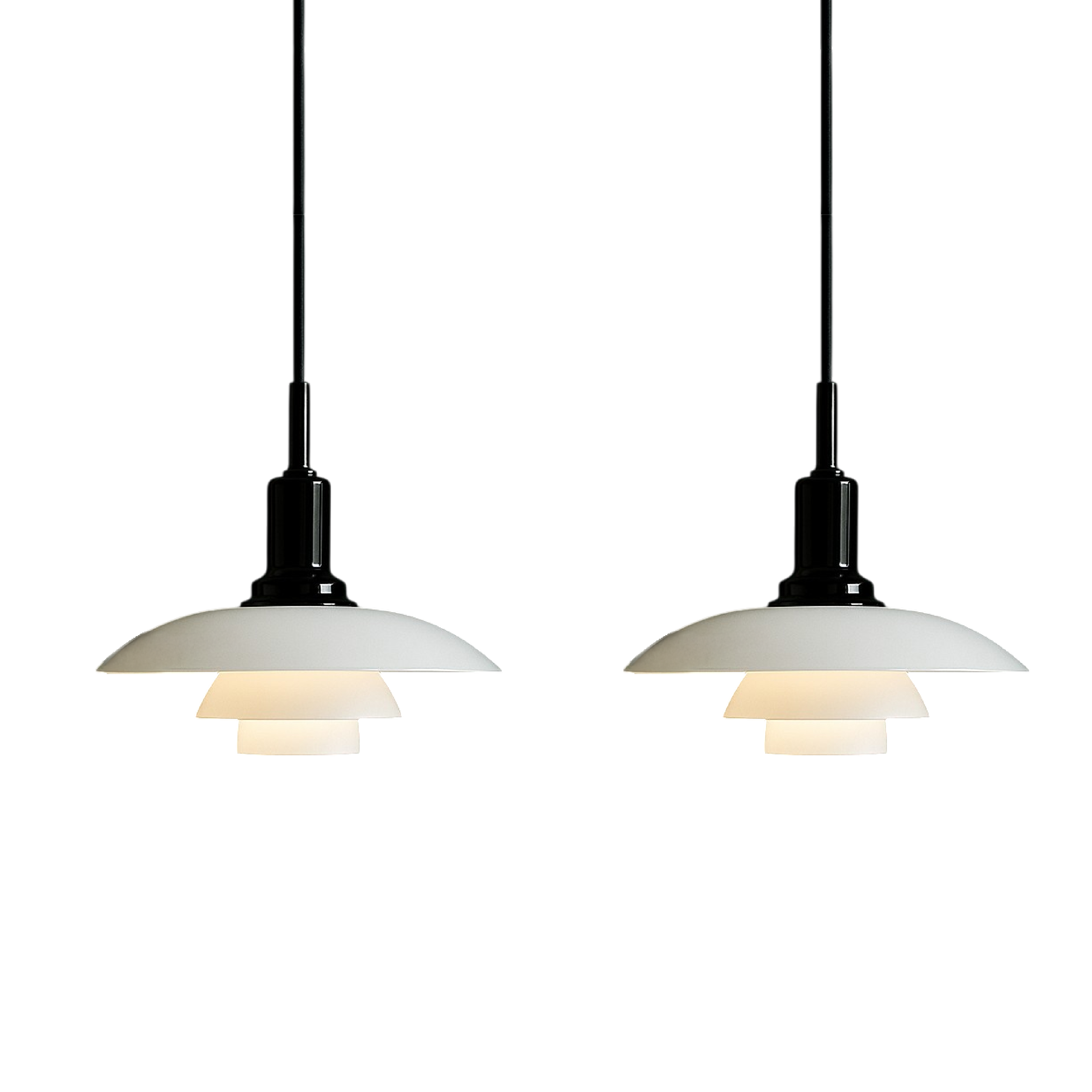 2/3 Głowa Duńska designerska lampa wisząca