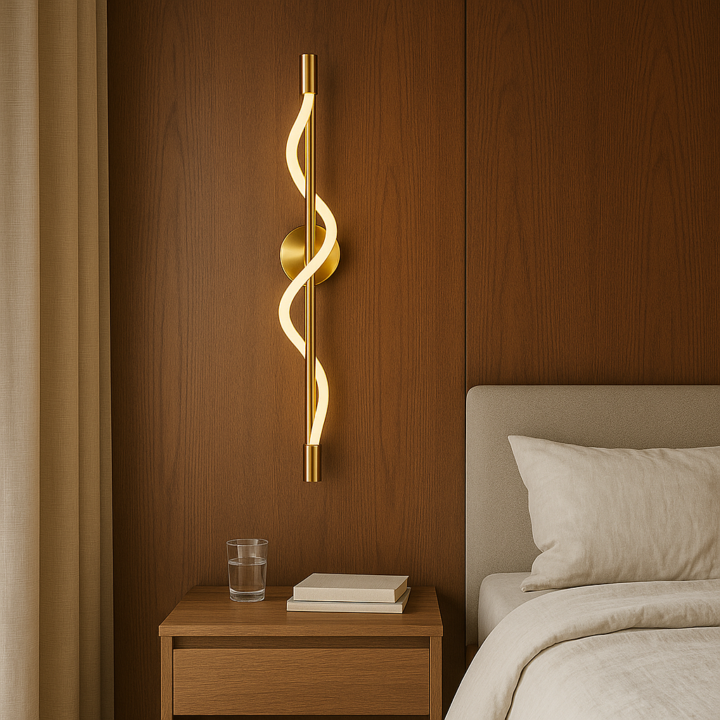 Lampa ścienna Linear Curve