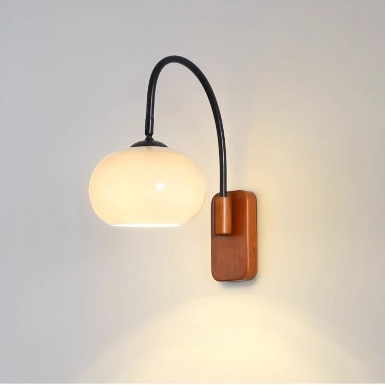 Obrotowa lampa ścienna Bauhaus Khaki