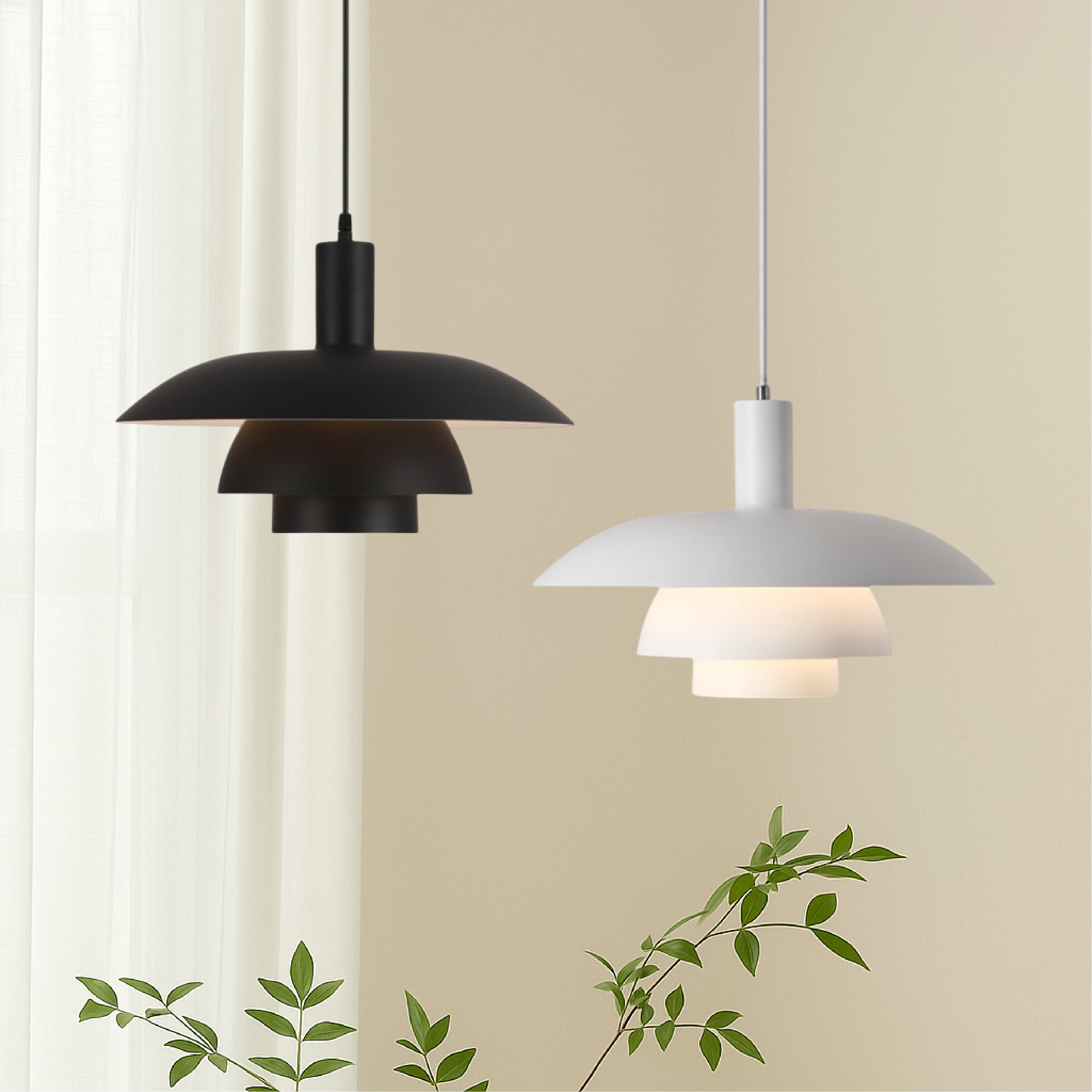 Lampa wisząca Irda w duńskim stylu