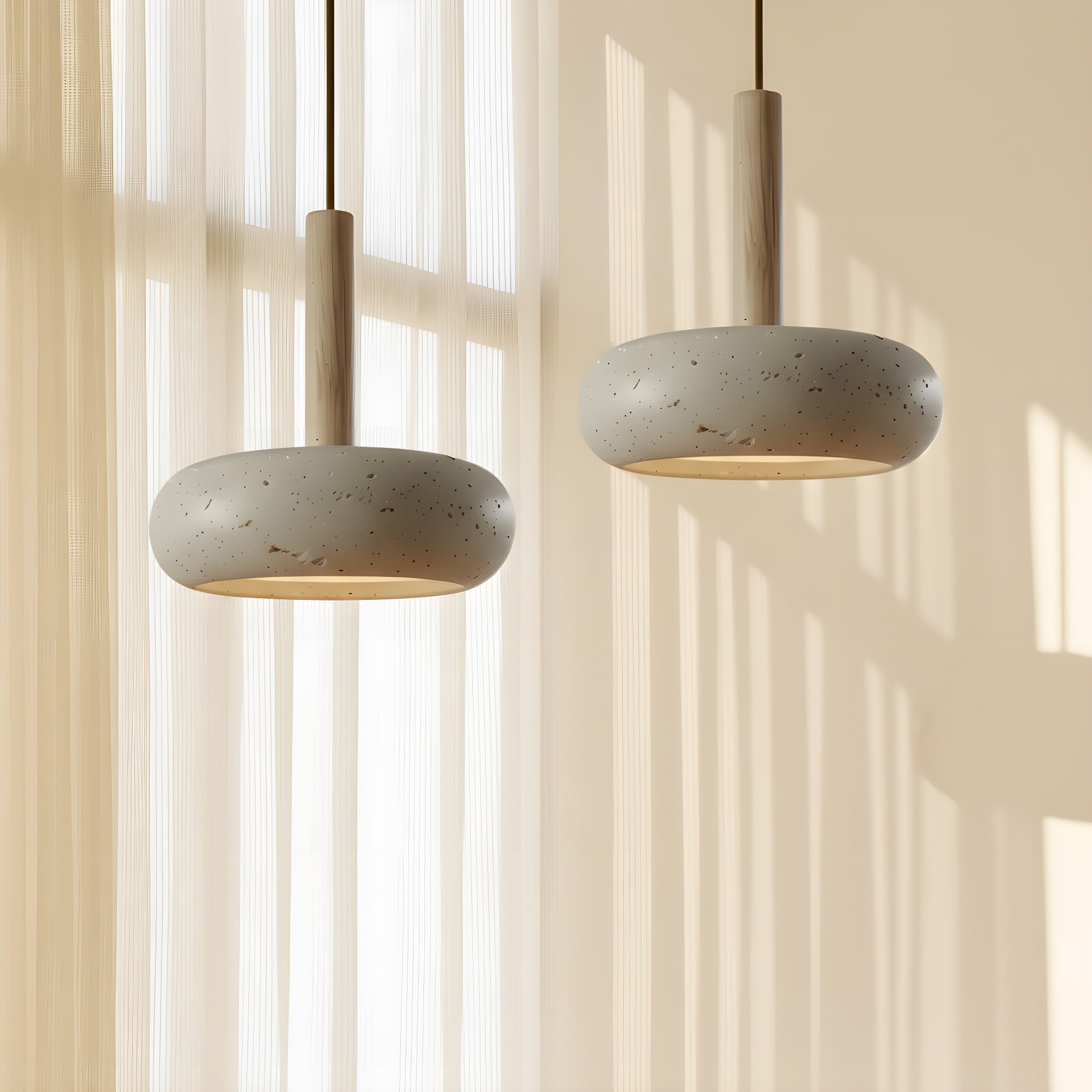 Lampa wisząca trawertyn