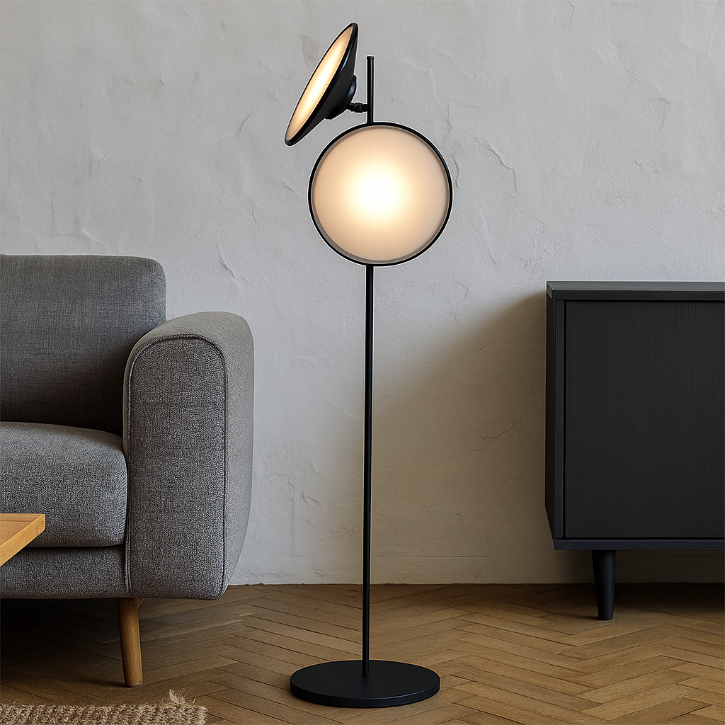 Nowoczesna lampa podłogowa Glaru
