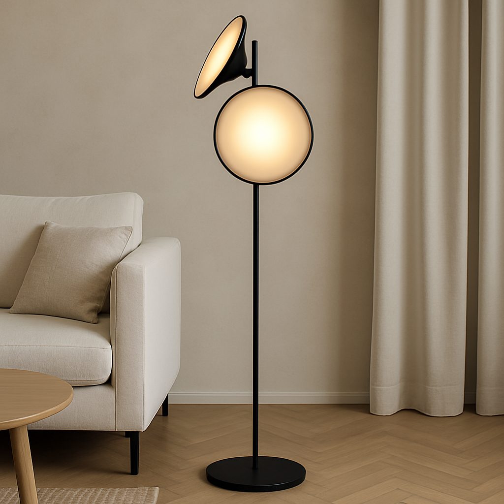 Nowoczesna lampa podłogowa Glaru