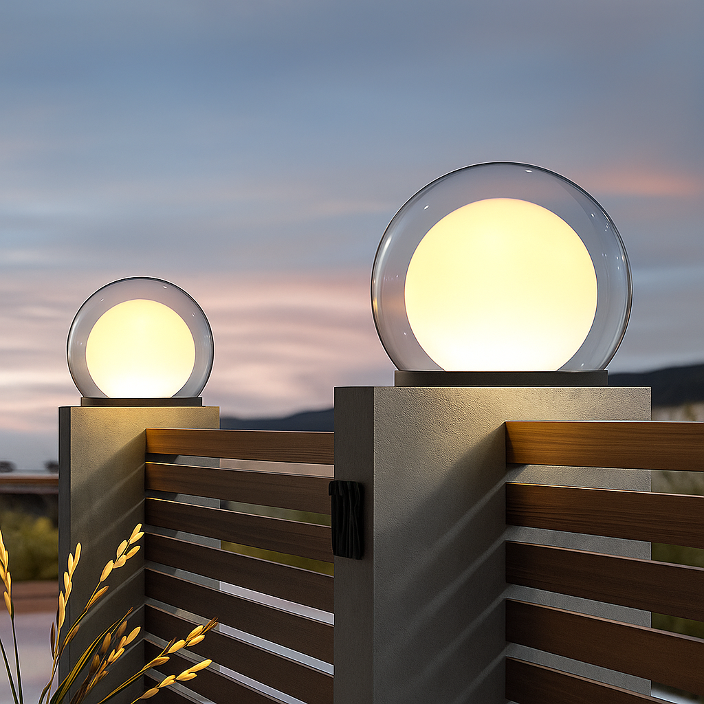 Solarna lampa księżycowa