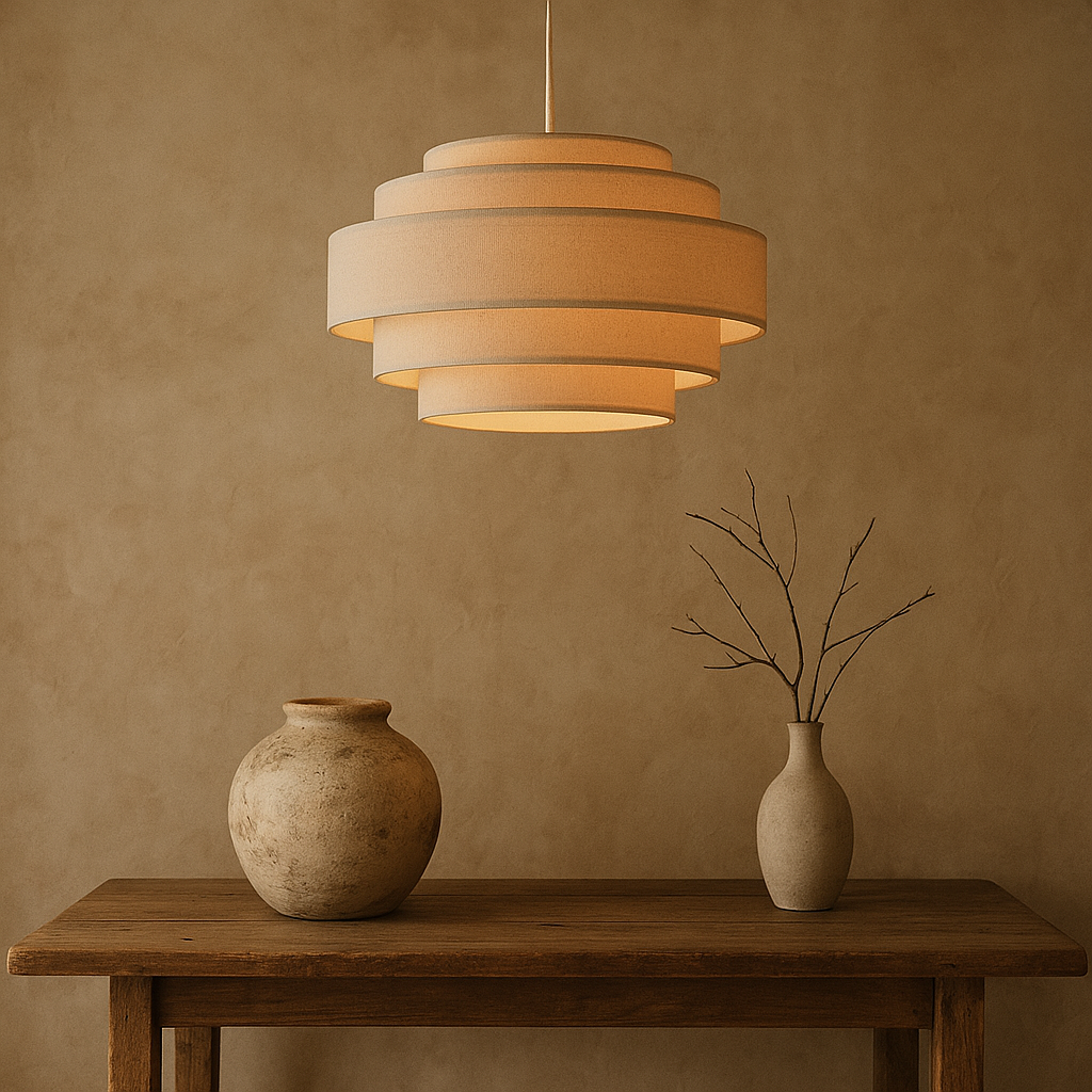 Lampa wisząca z pierścieniem Wabi Sabi