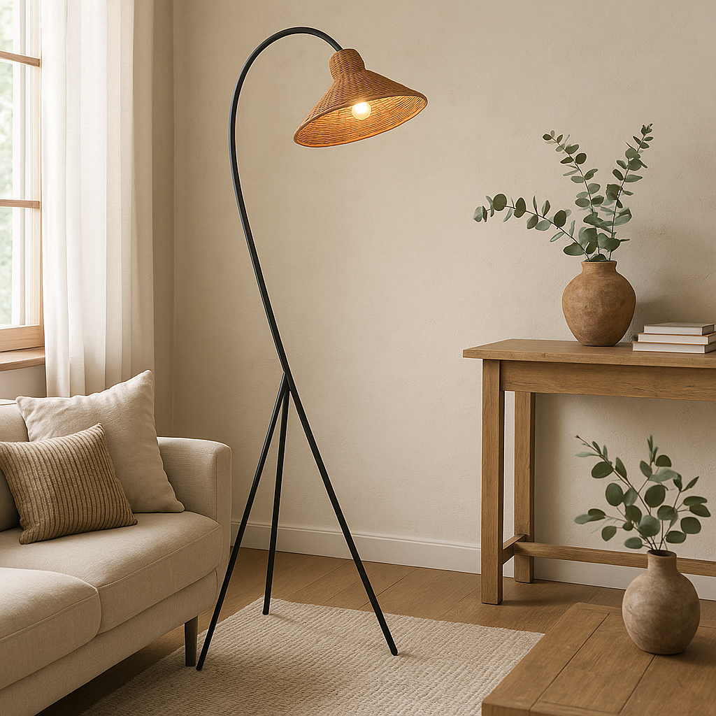 Lampa podłogowa Bamboo Cap