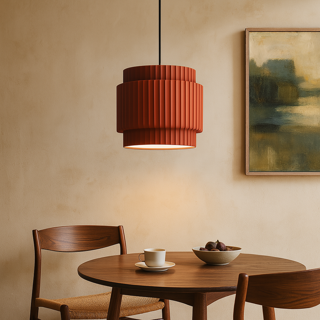 Ceramiczna kolorowa lampa wisząca