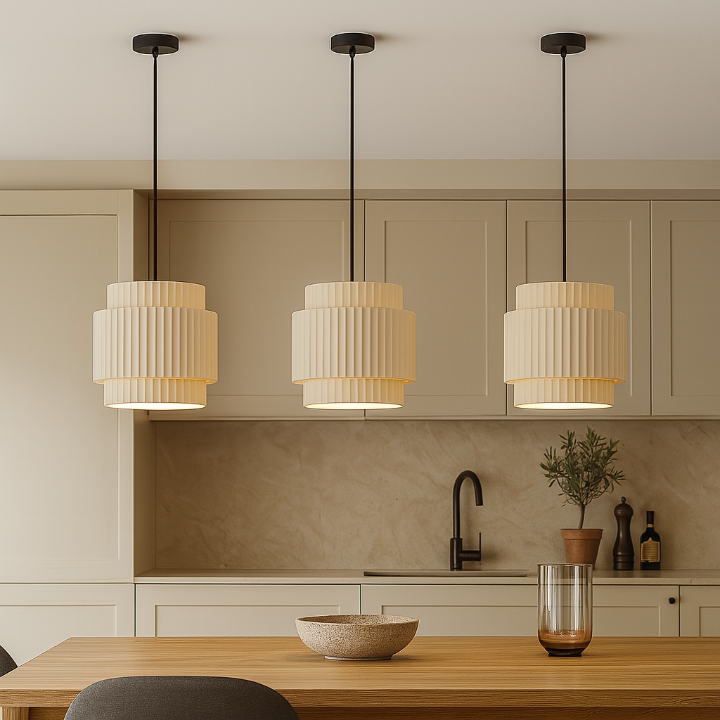 Ceramiczna kolorowa lampa wisząca