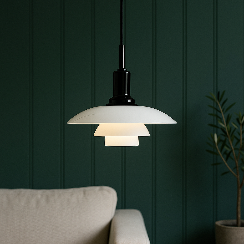 Duńska designerska lampa wisząca