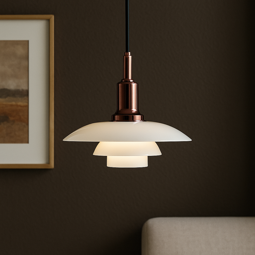 Duńska designerska lampa wisząca