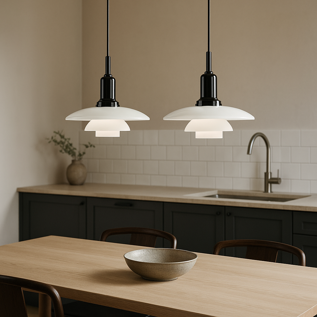 Duńska designerska lampa wisząca