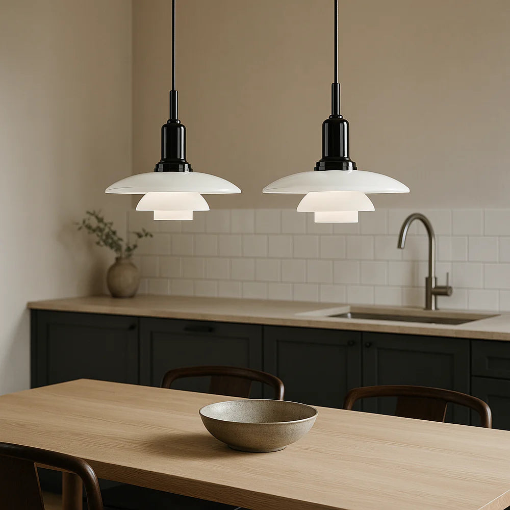 2/3 Głowa Duńska designerska lampa wisząca