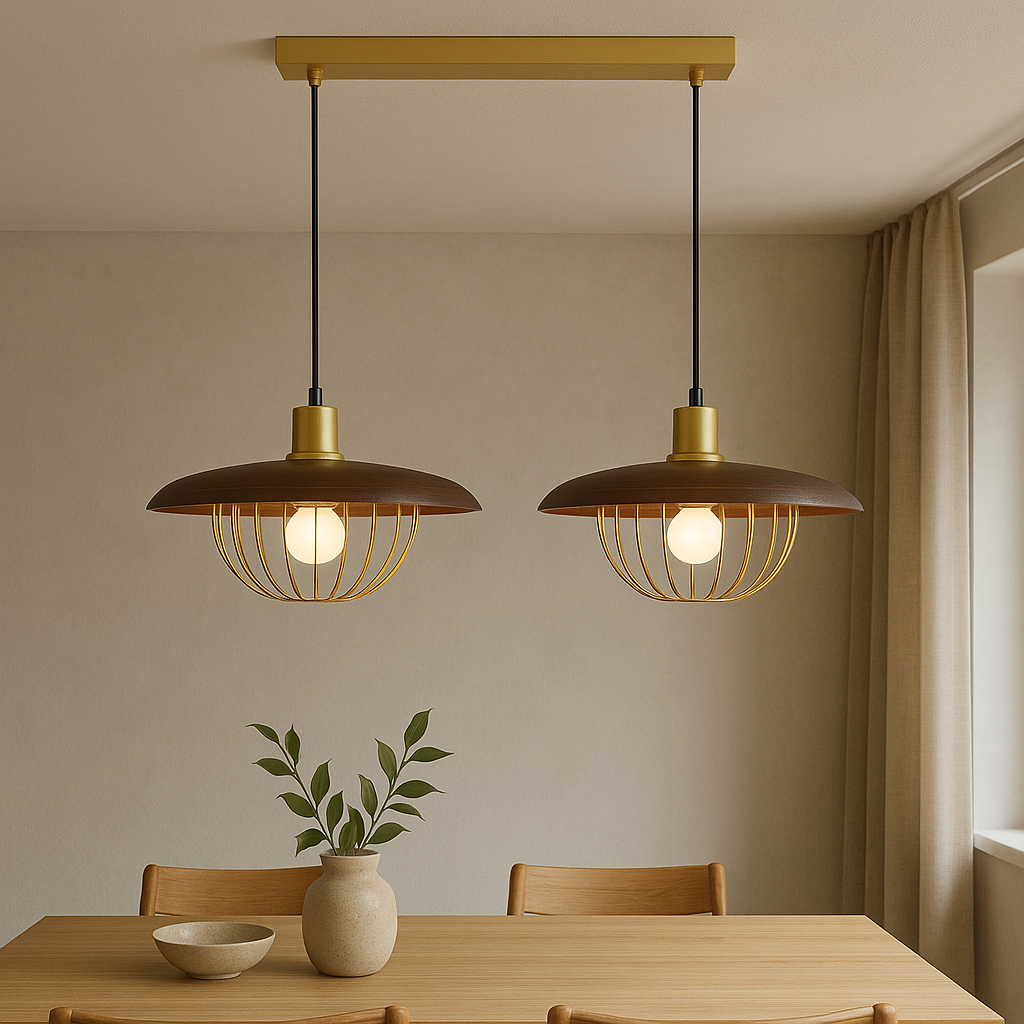 Lampa wisząca w stylu skandynawskim