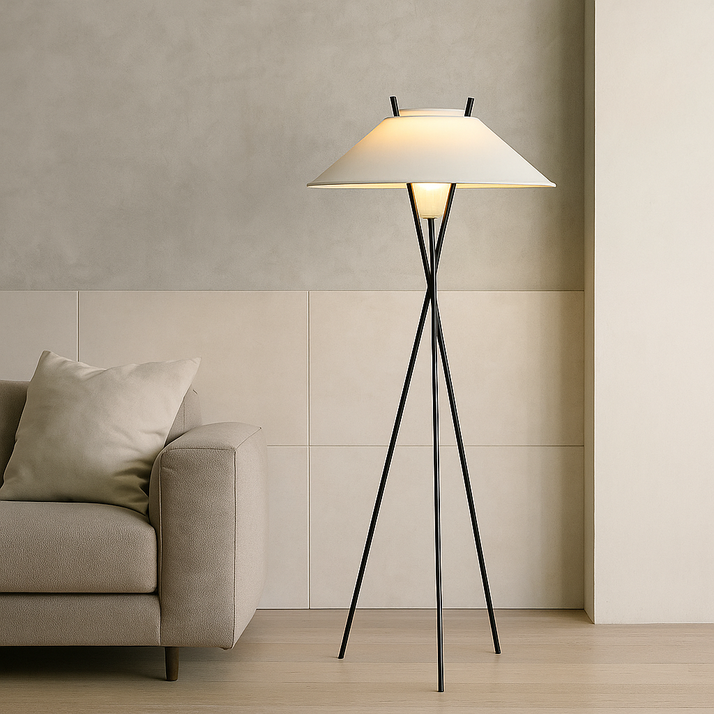 Lampa podłogowa z tkaniny Jubilee