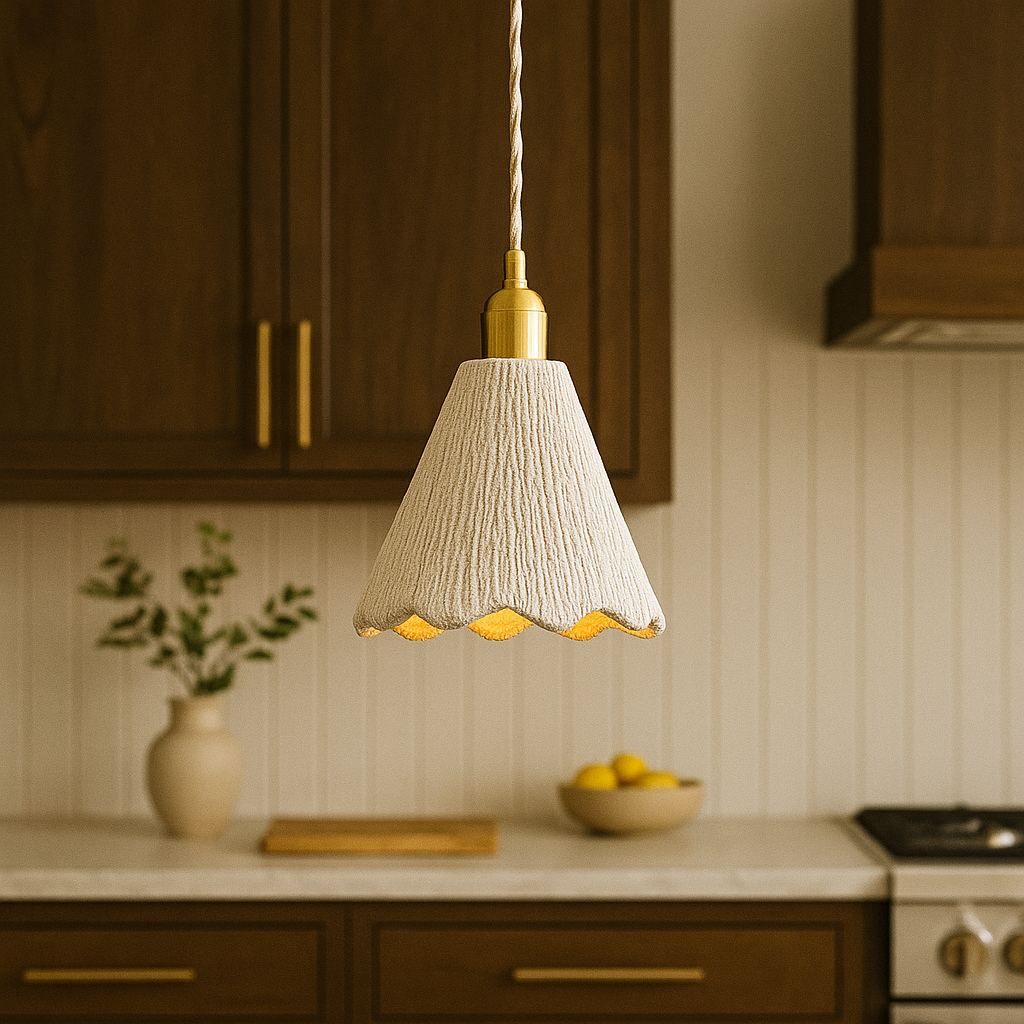 Cementowa lampa wisząca