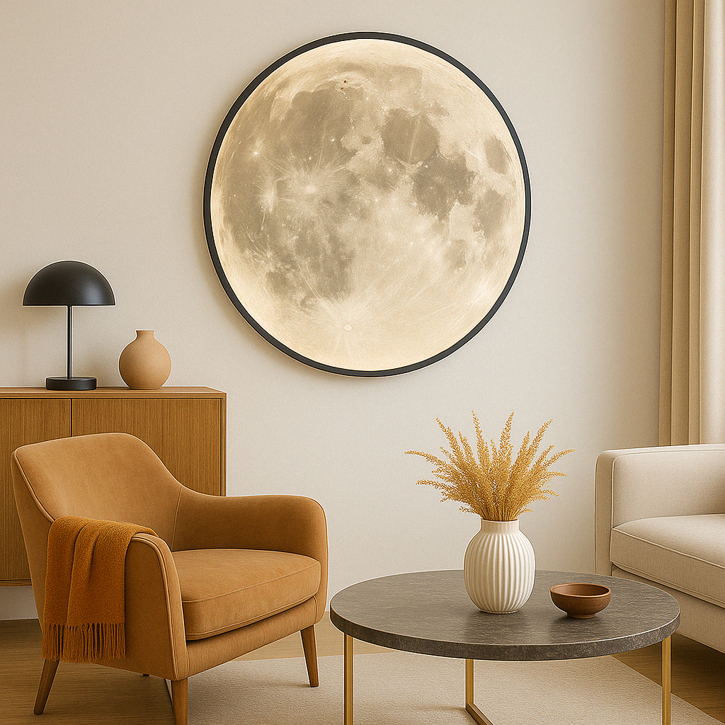 Lampa ścienna Moon
