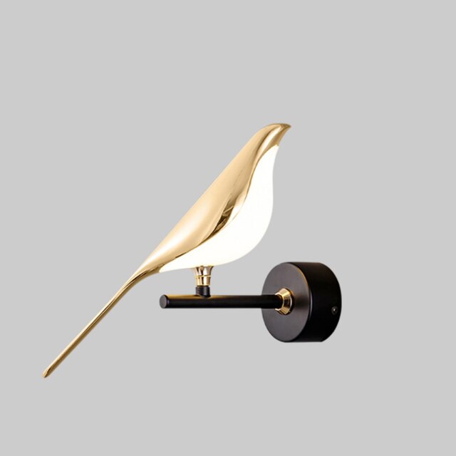 Nowoczesna lampa ścienna MrBird w kształcie ptaków
