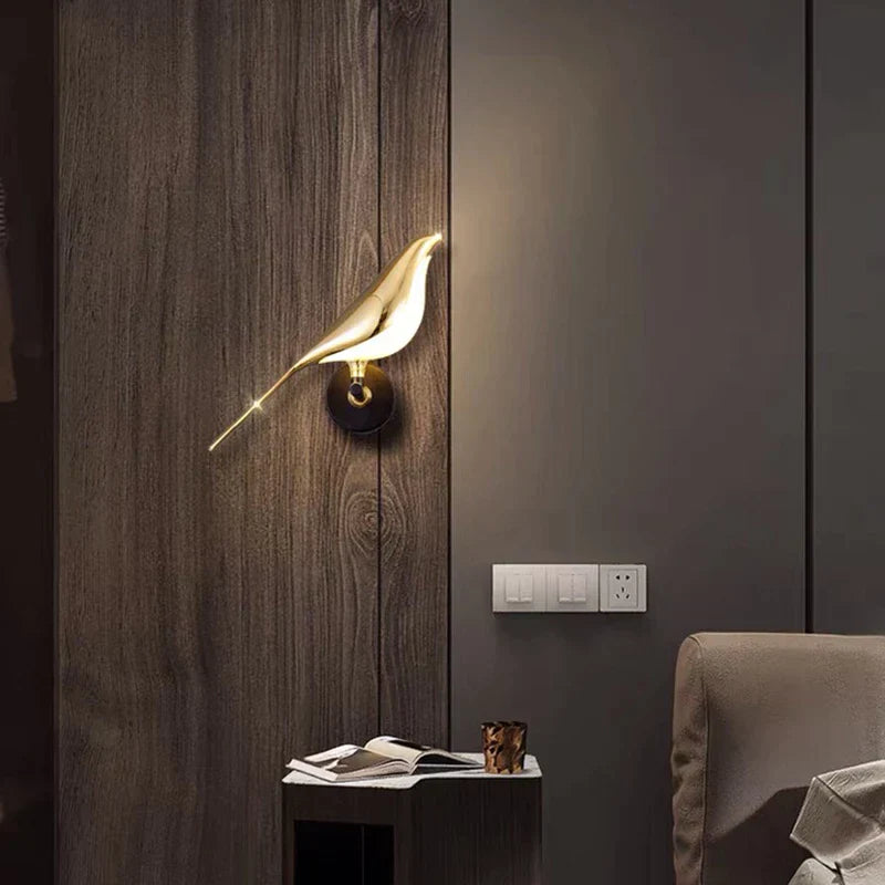 Nowoczesna lampa ścienna MrBird w kształcie ptaków