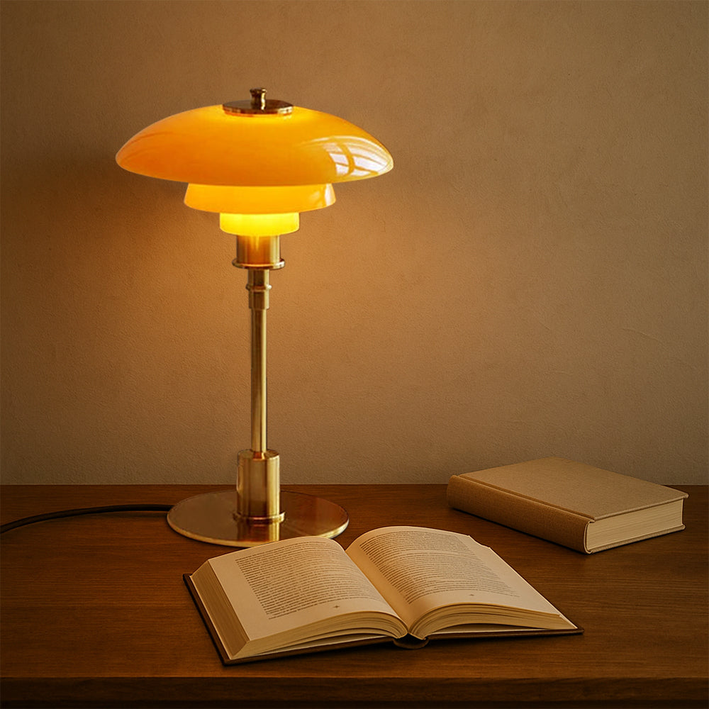Duńska designerska lampa stołowa